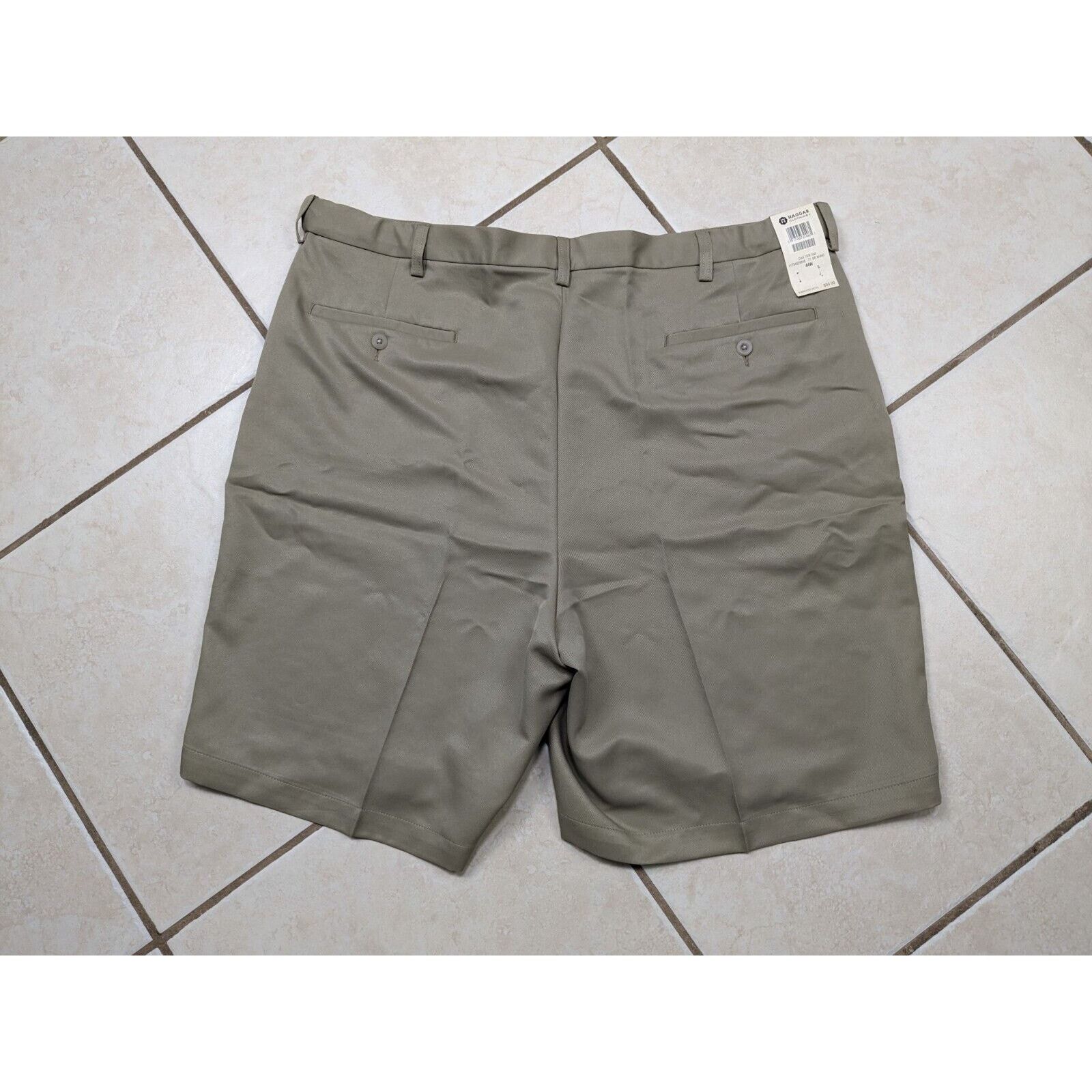 Haggar NWT Haggar Cool Expandable Waist Khaki Shorts Big & Tall 44W Size US 44 / EU 60 - 6 Thumbnail