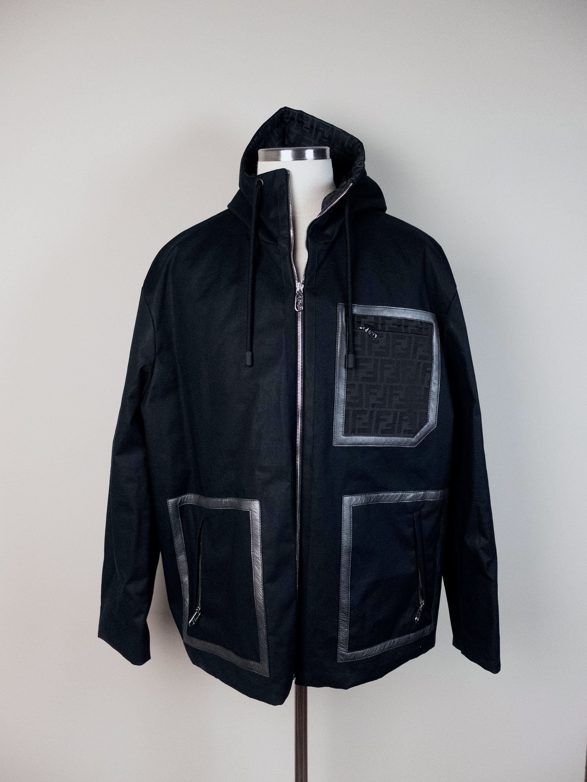 Fendi FENDI black high collar Mackintosh parka jacket 3XL Size US XXL / EU 58 / 5 - 6 Thumbnail