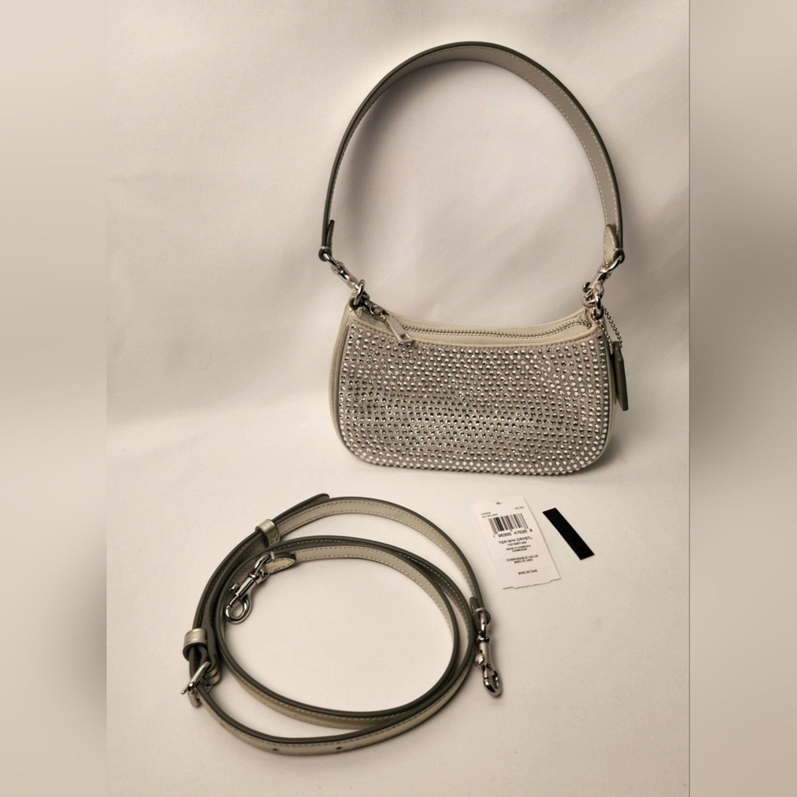 Coach Coach Teri Mini Crossbody Bag Leather Crystal Shoulder Size ONE SIZE - 3 Thumbnail