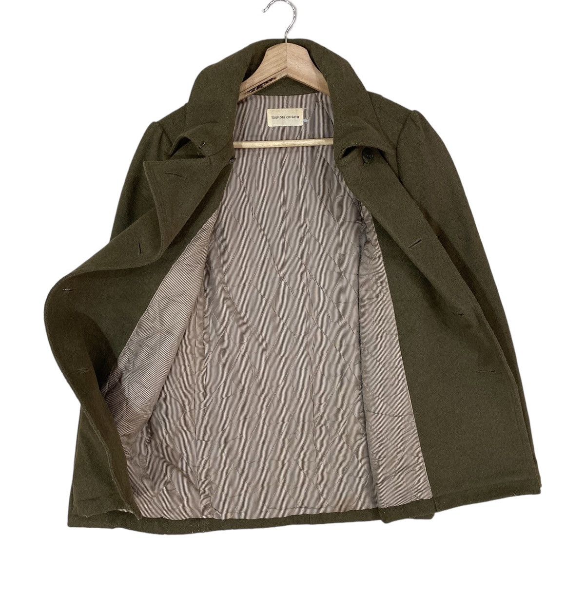 Tsumori Chisato 🇯🇵TSUMORI CHISATO PEACOT WOOL DOUBLE BREASTED JACKET Size S / US 4 / IT 40 - 6 Thumbnail