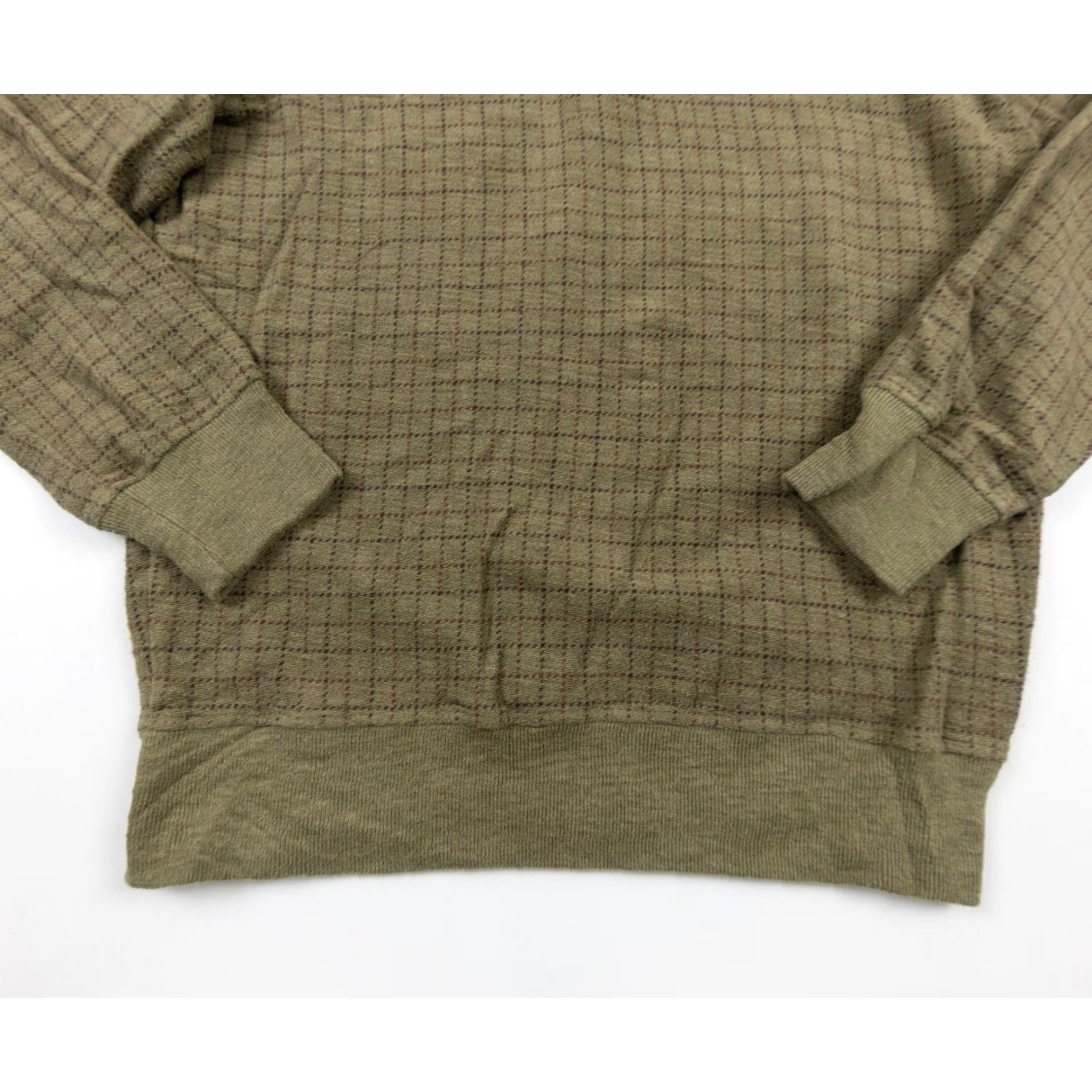 Polo Ralph Lauren VINTAGE Polo Ralph Lauren Sweater Men's Large Pullover Hoodie Knit Check Pattern Preppy Casual Size US L / EU 52-54 / 3 - 3 Thumbnail