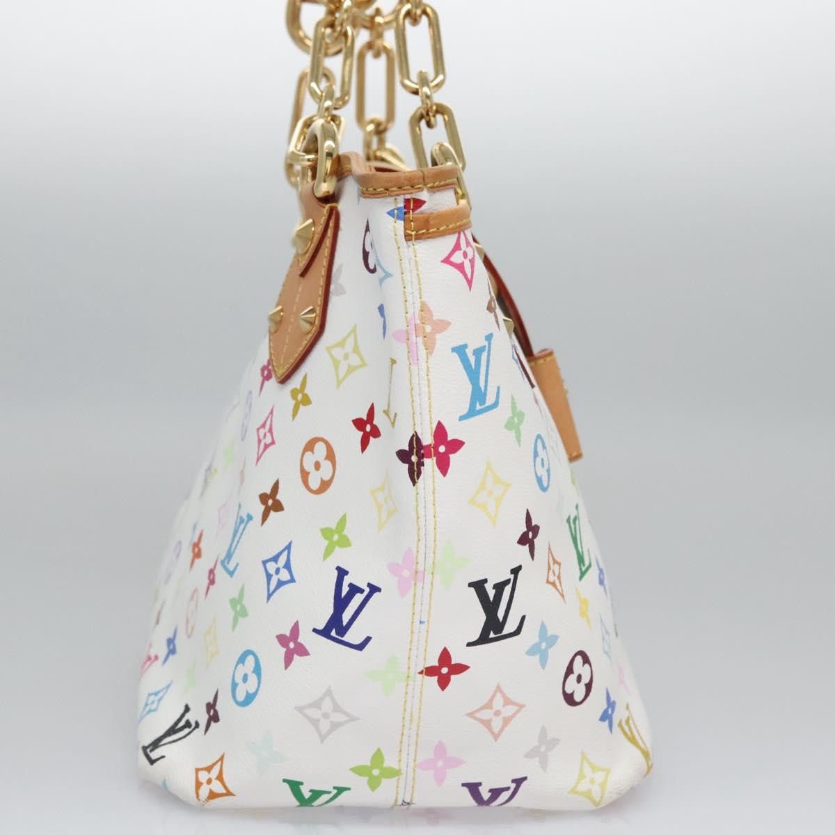 Louis Vuitton LOUIS VUITTON Monogram Multicolor Annie GM Tote Bag White Size ONE SIZE - 5 Thumbnail