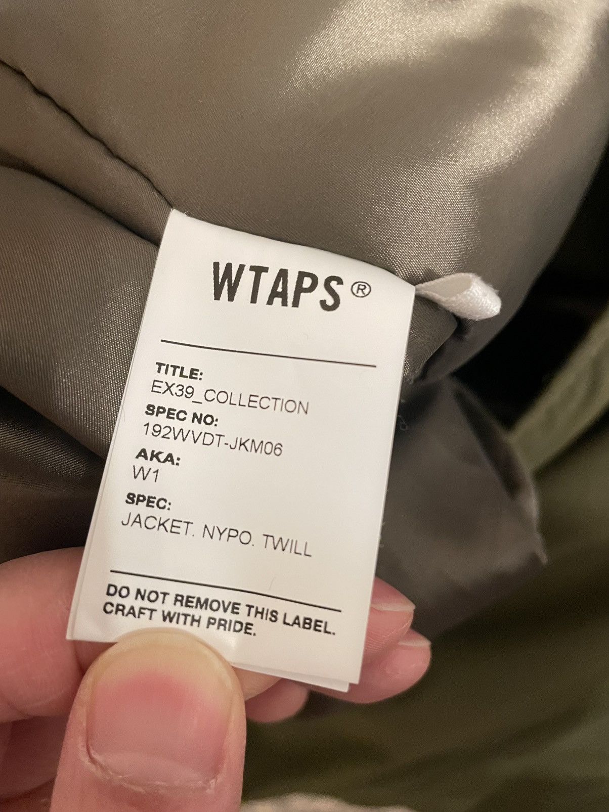 Wtaps WTAPS W1 Bomber Jacket - Large Size US L / EU 52-54 / 3 - 6 Thumbnail