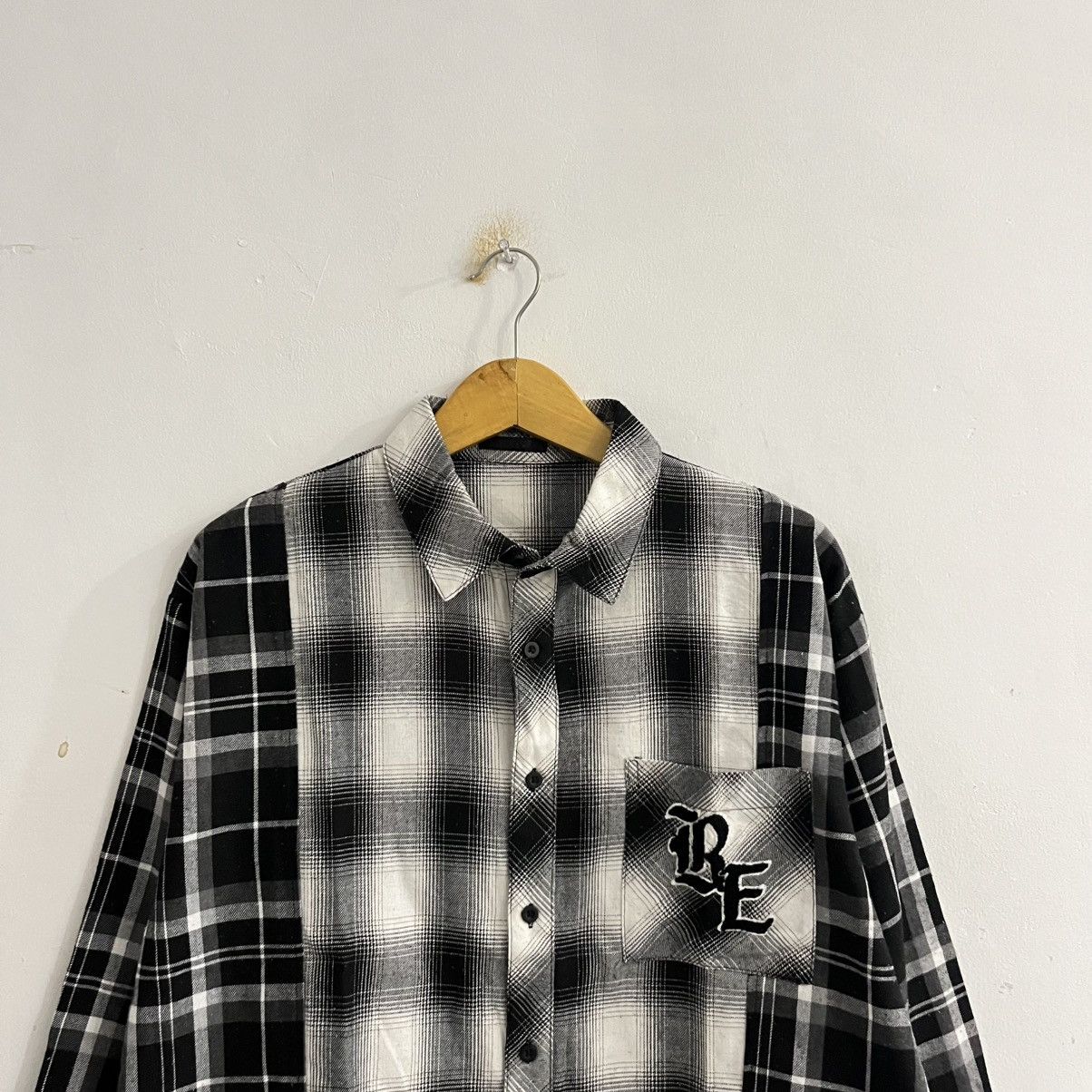 Japanese Brand Sureve Flannel 3 Tone Unique Button Up Size US M / EU 48-50 / 2 - 2 Thumbnail