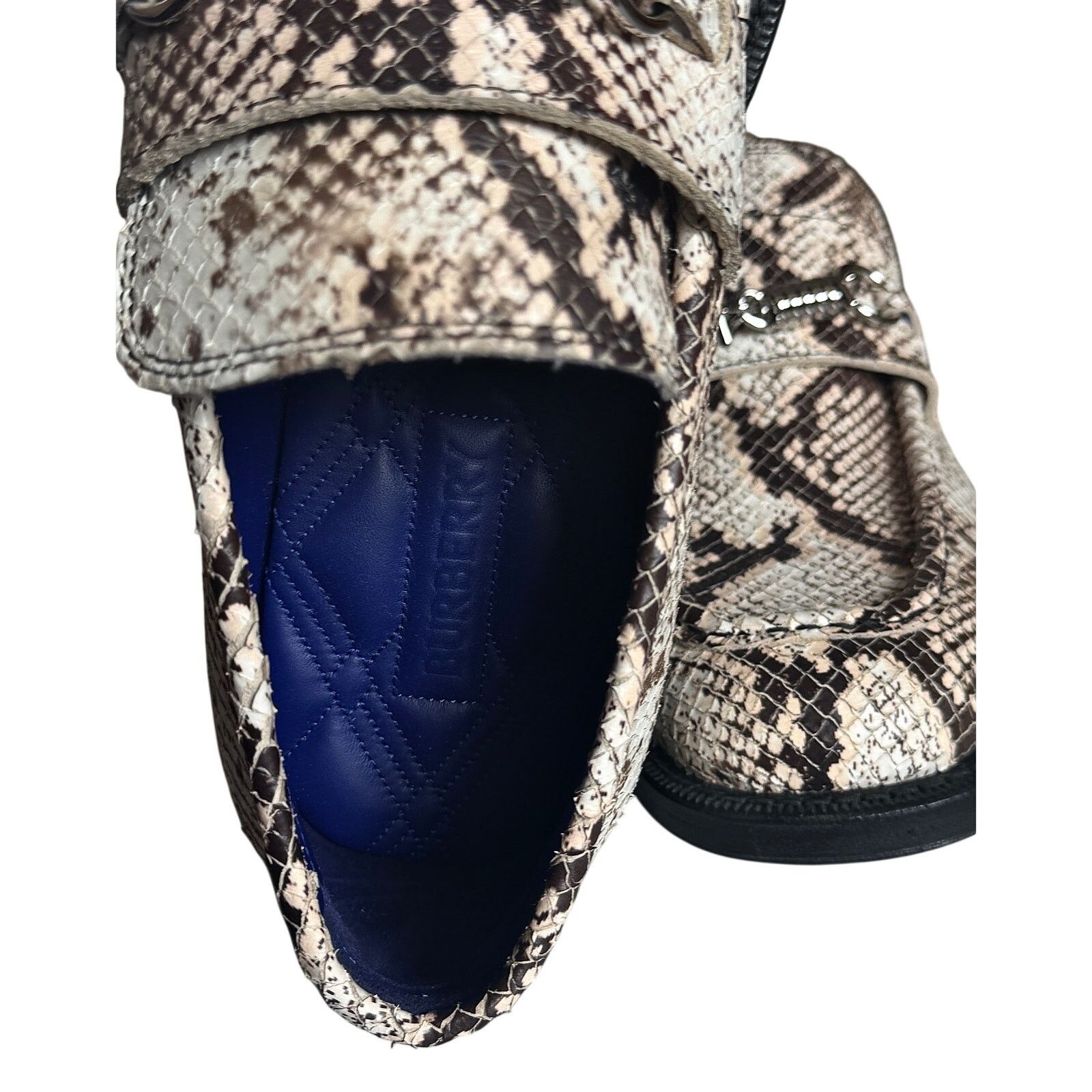 Burberry Burberry NWB New Loader Snakeskin 2024 collection Size US 11 / EU 44 - 2 Thumbnail