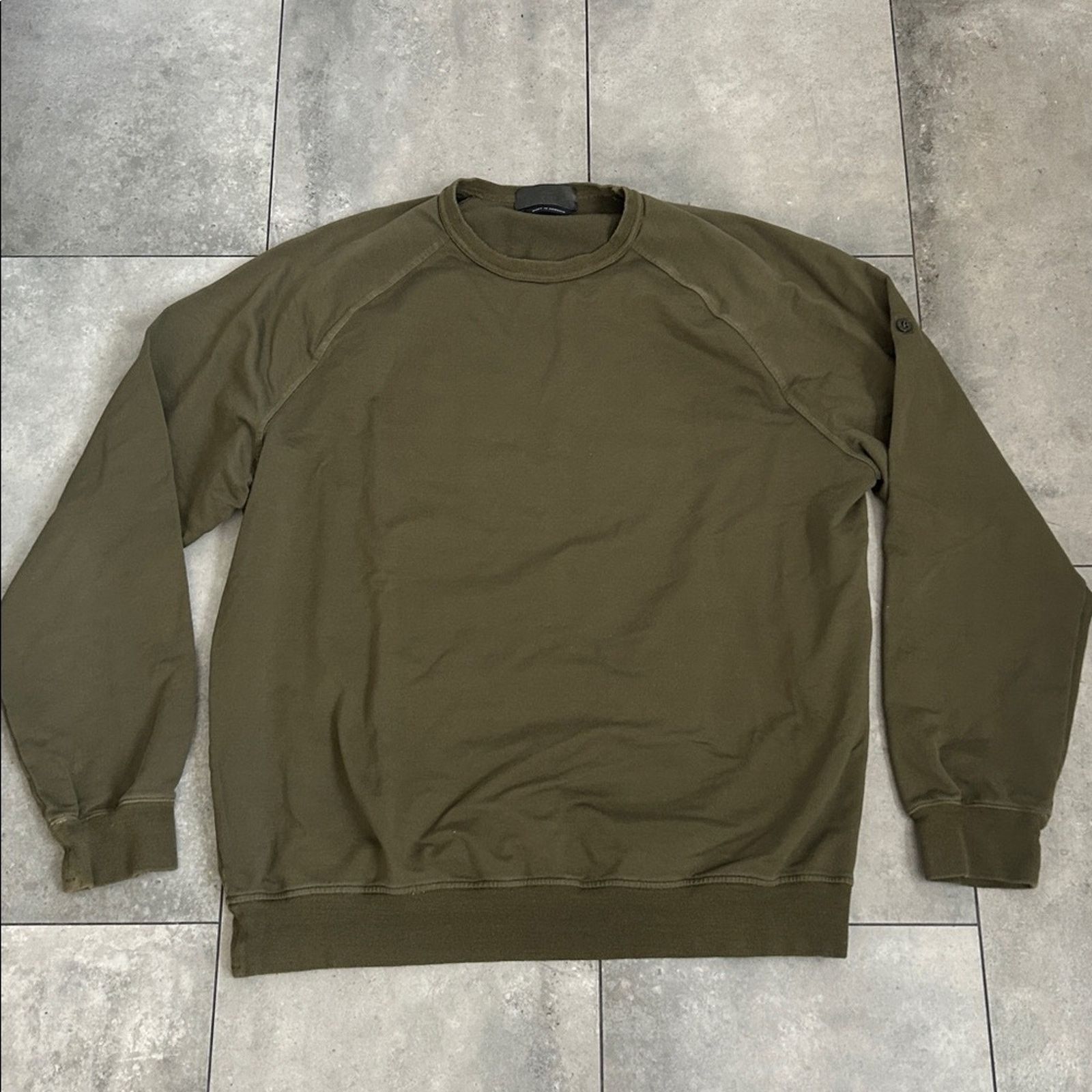 Stone Island Stone Island olive green pullover crew neck sweatshirt XL Size US XL / EU 56 / 4 - 1 Thumbnail