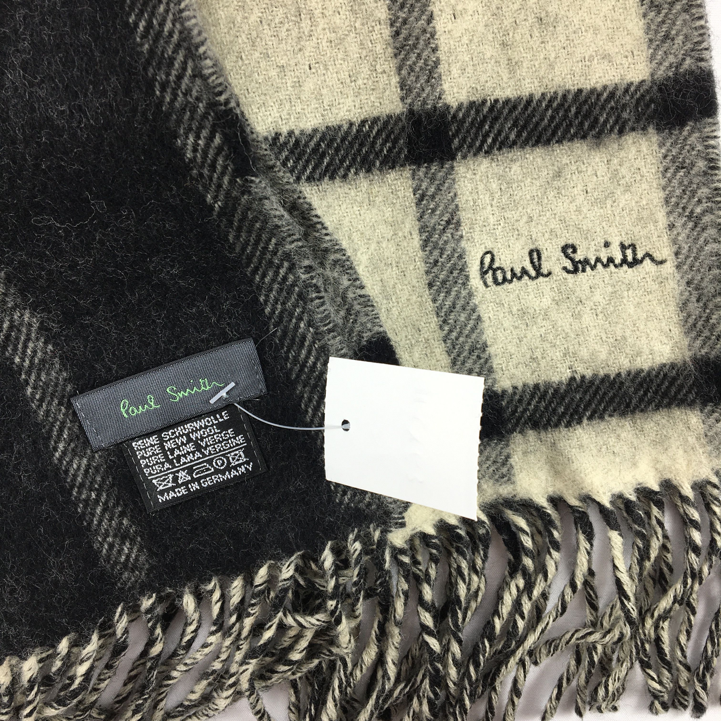 Paul Smith Vintage Paul Smith Scarf Muffler Wool Cashmere Scarves Size ONE SIZE - 4 Thumbnail