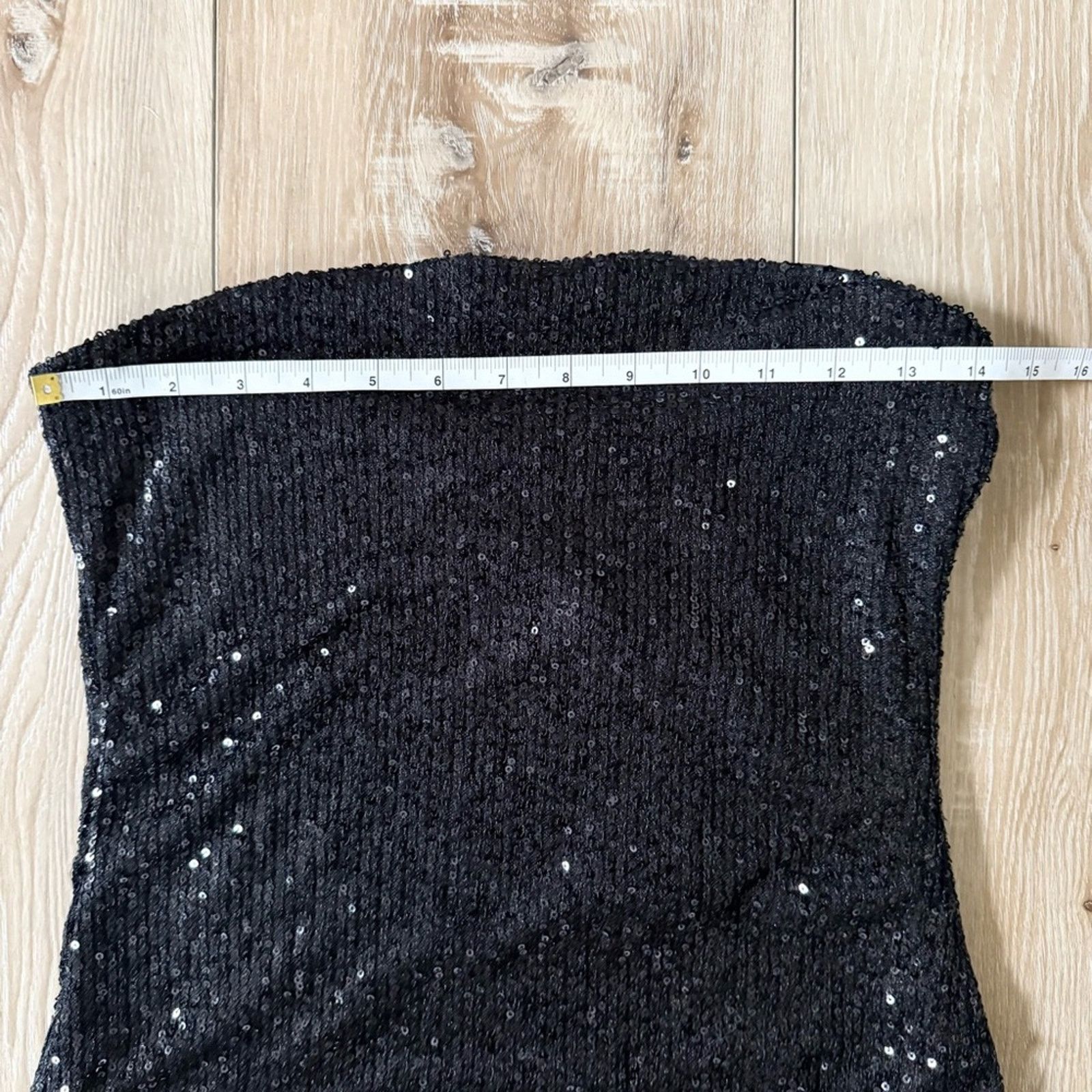Urban Outfitters Urban Outfitters Larissa Sequin Tube Mini Dress L Size L / US 10 / IT 46 - 10 Thumbnail