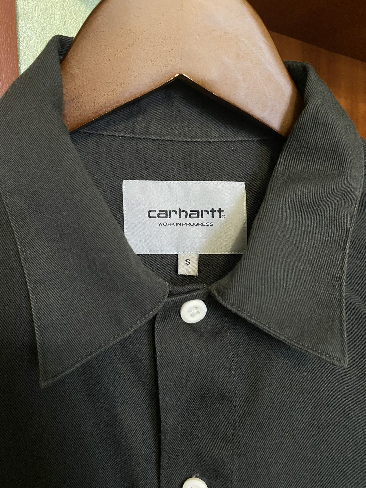 Carhartt Carhartt WIP L/S Master Shirt Asphalt Rinsed Workwear Size S Size US S / EU 44-46 / 1 - 3 Thumbnail