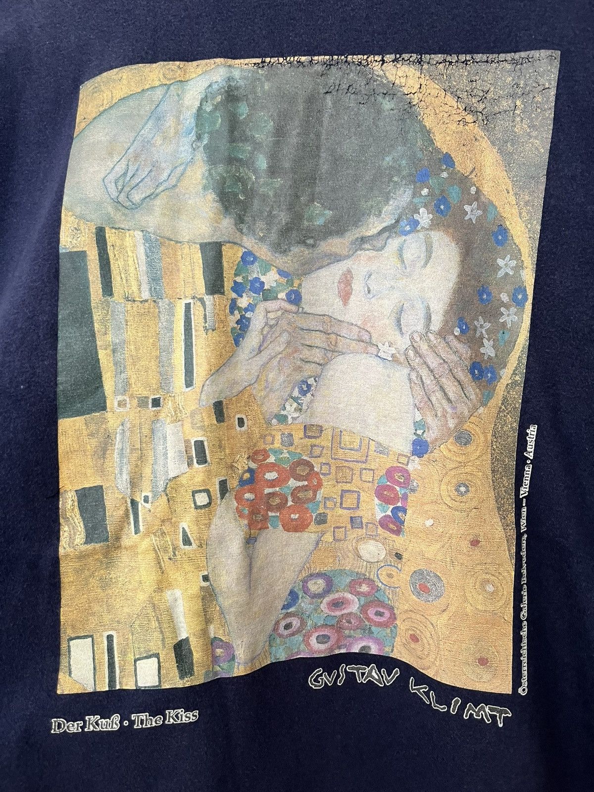 Vintage Vintage Gustav Klimt Art T Shirt Size US L / EU 52-54 / 3 - 3 Thumbnail