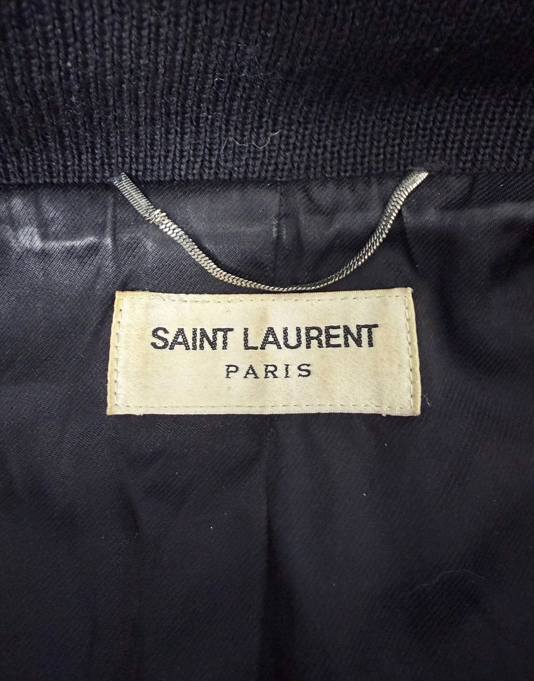 Saint Laurent Paris Saint Laurent Black and White Baseball Jacket. Size US L / EU 52-54 / 3 - 5 Thumbnail