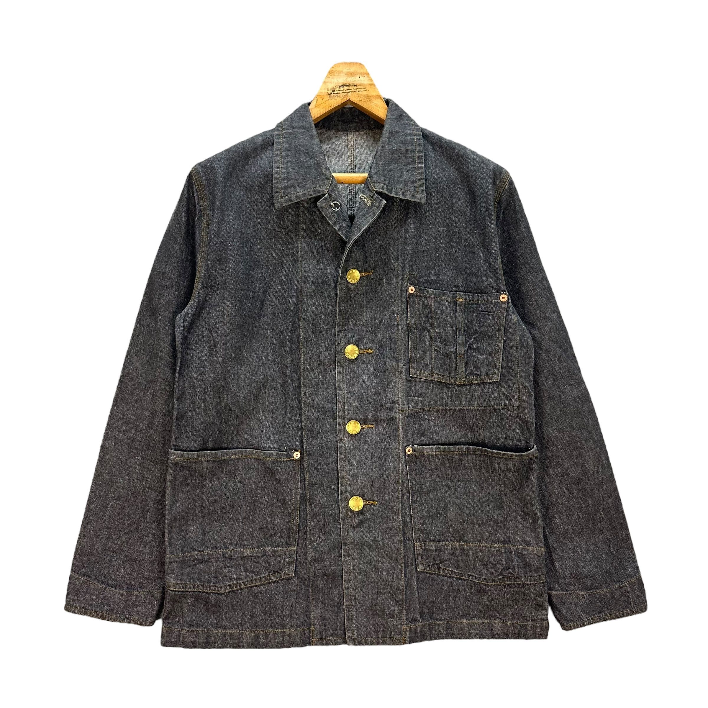 PPFM PPFM THREE POCKET DENIM JACKET #8919-038 Size US M / EU 48-50 / 2 - 1 Thumbnail