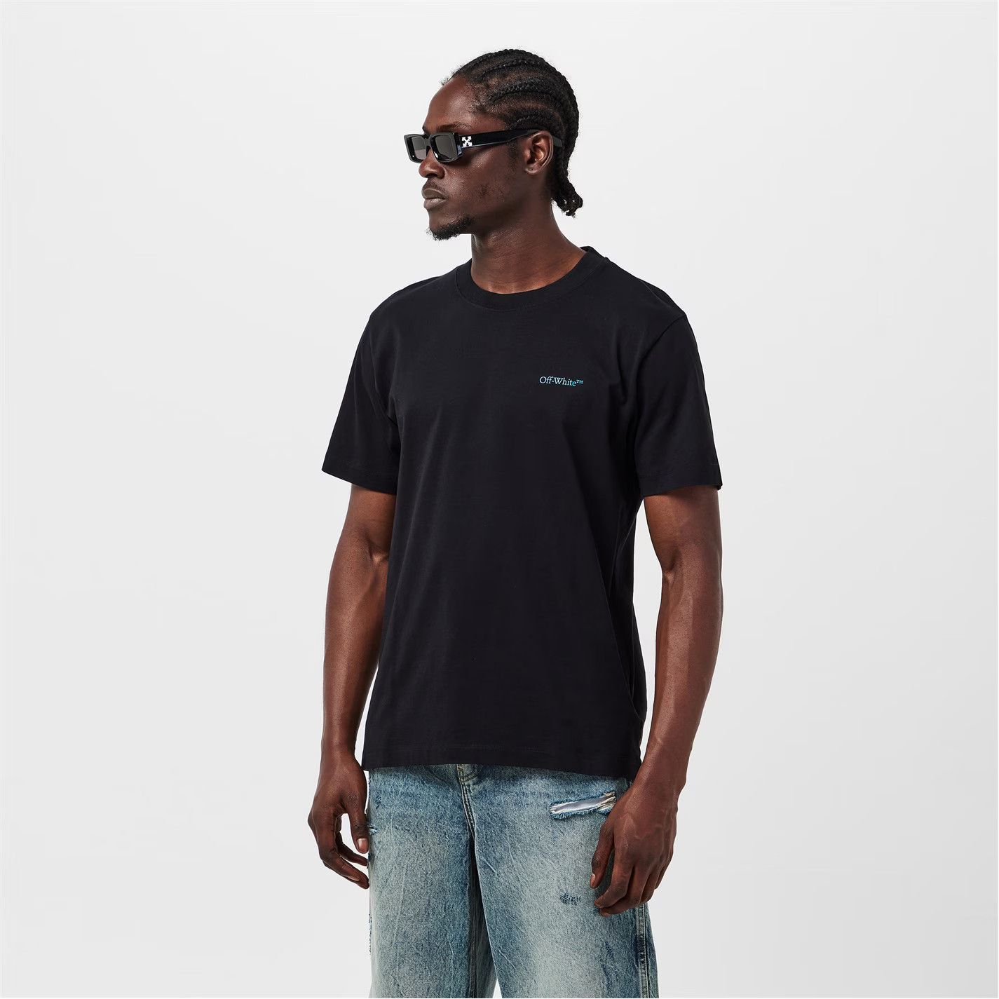 Off-White o1g2r1mq0226 Arrow Short-Sleeve T-Shirt In Black Size US XXS / EU 40 - 3 Thumbnail
