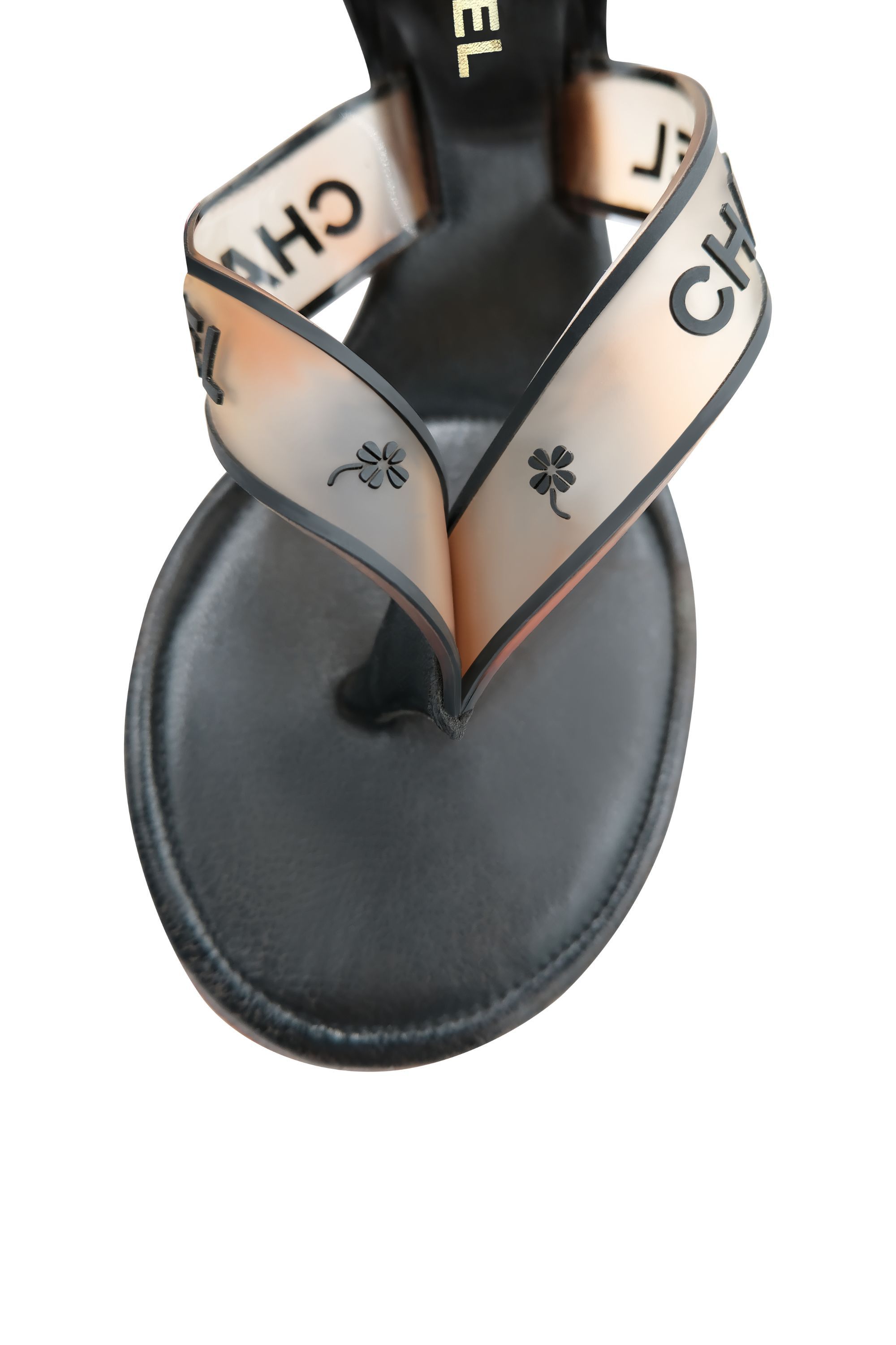 Chanel Chanel Vintage 2000's Chanel Rubber Thong Sandals Size US 5 / IT 35 - 6 Thumbnail