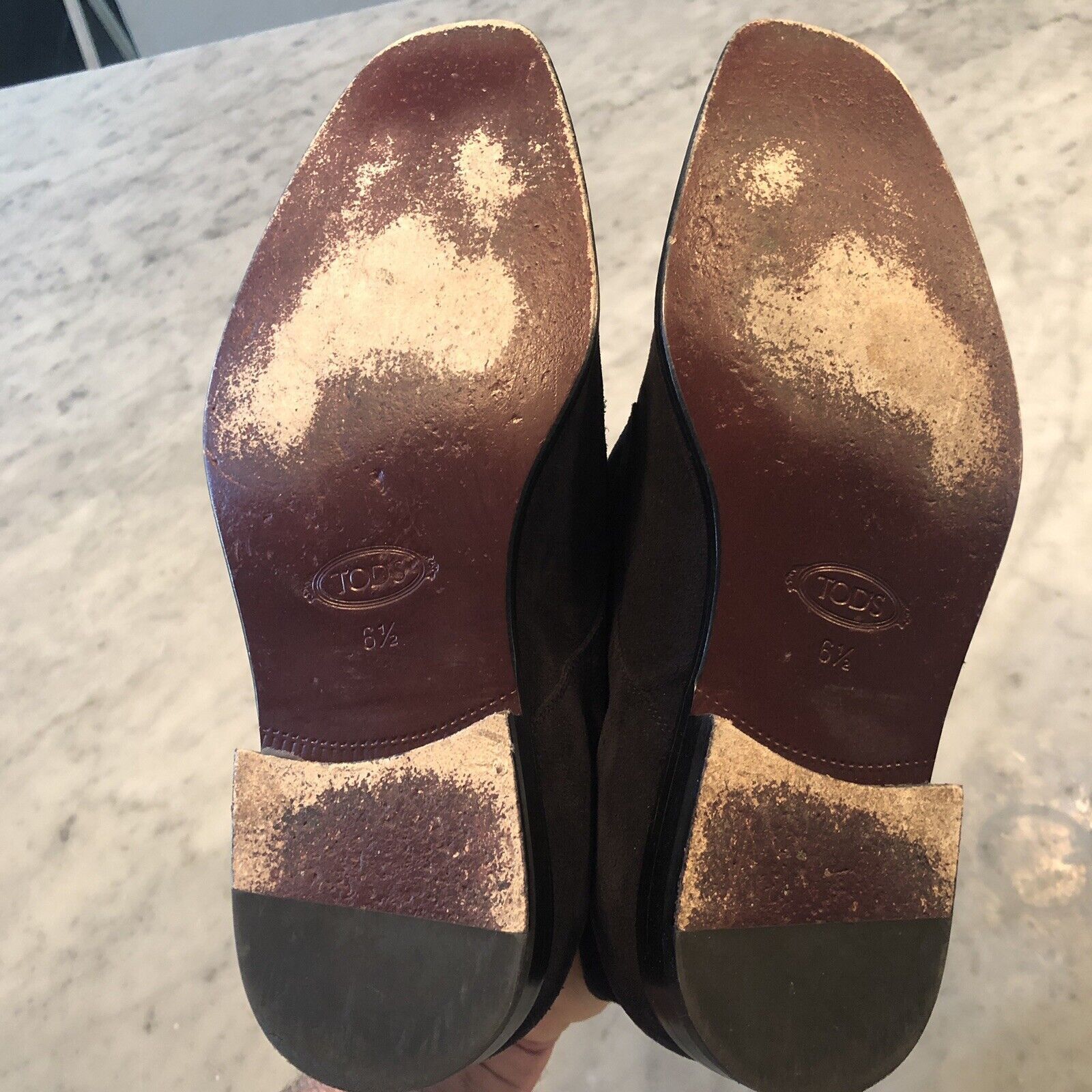 Tod's Tod’s Navy Blue Suede Chukka Boots Size 6.5 Size US 6.5 / EU 39-40 - 5 Thumbnail