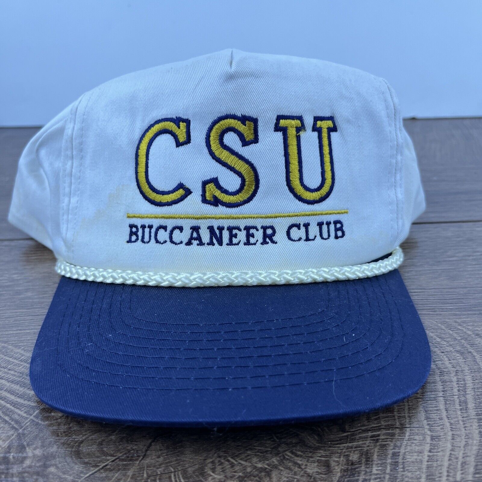 Other CSU Buccaneer Club Hat CSU White Hat Adjustable Snapback Adu Size ONE SIZE - 1 Thumbnail