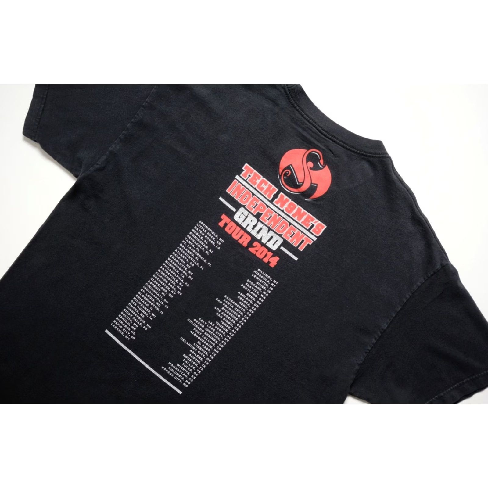Vintage VINTAGE Alstyle HIP HOP T-SHIRT TECH N9NE VTG INDEPENDENT GRIND GRAPHIC PRINT CREW NECK SHORT SLEEVE XL BLACK Men Shirt Size US XL / EU 56 / 4 - 6 Thumbnail