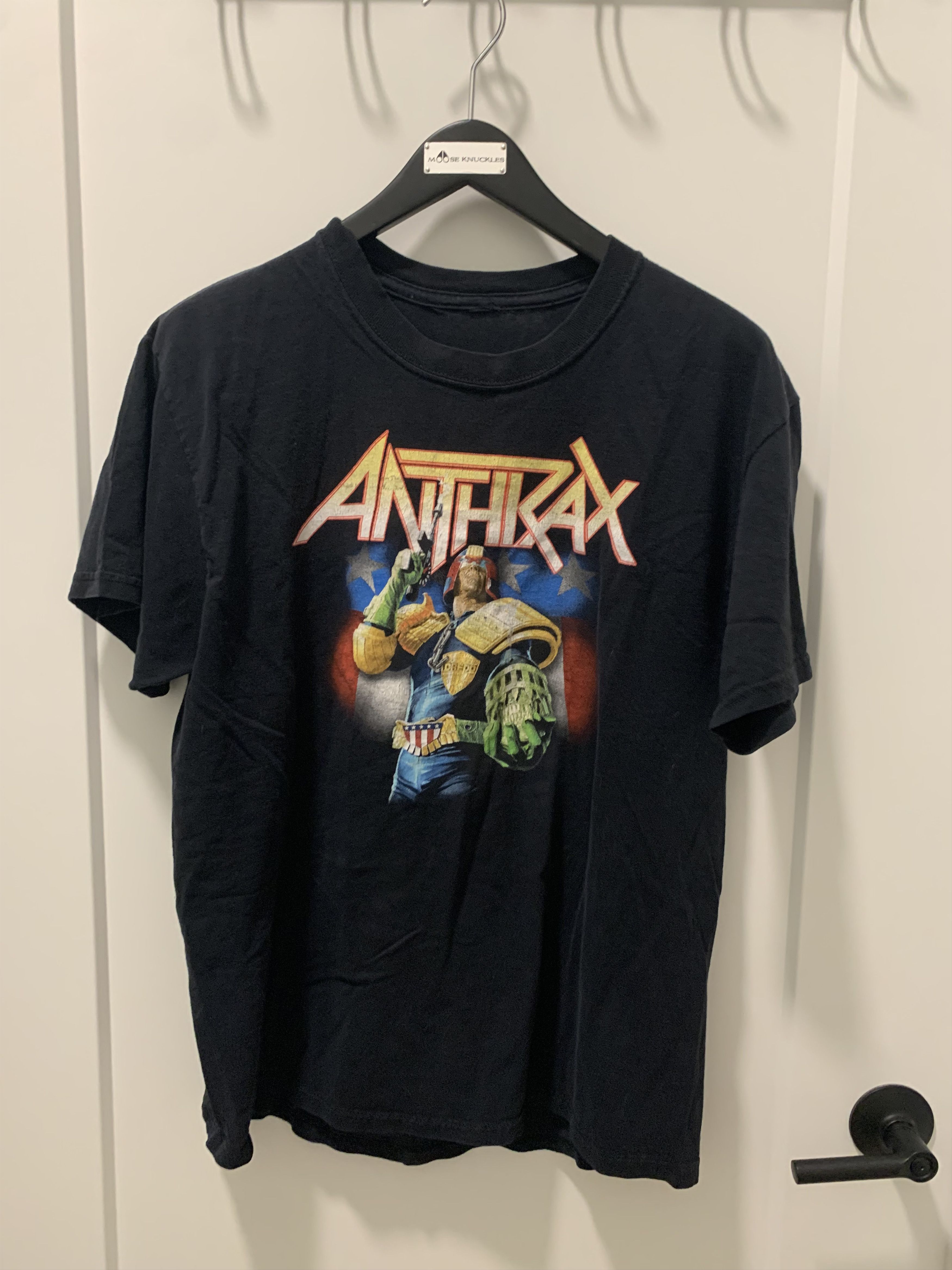 Band Tees × Vintage anthrax I am the law vintage tee Size US M / EU 48-50 / 2 - 1 Thumbnail