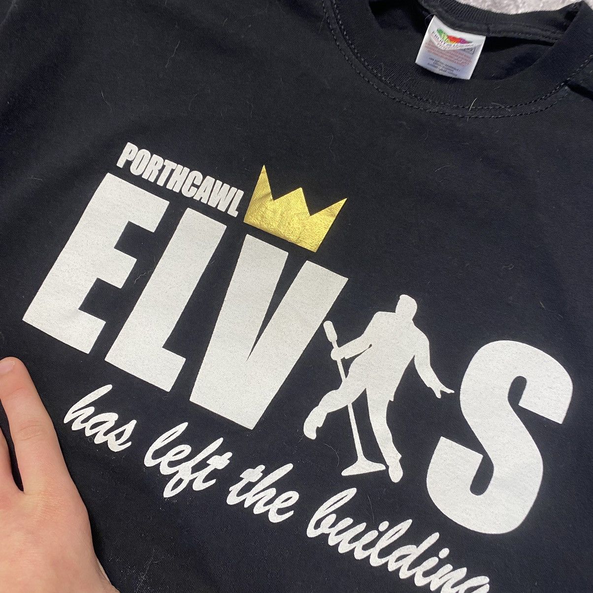 Band Tees Vintage Elvis Presley Has Left the building Rock band tee Size US L / EU 52-54 / 3 - 3 Thumbnail