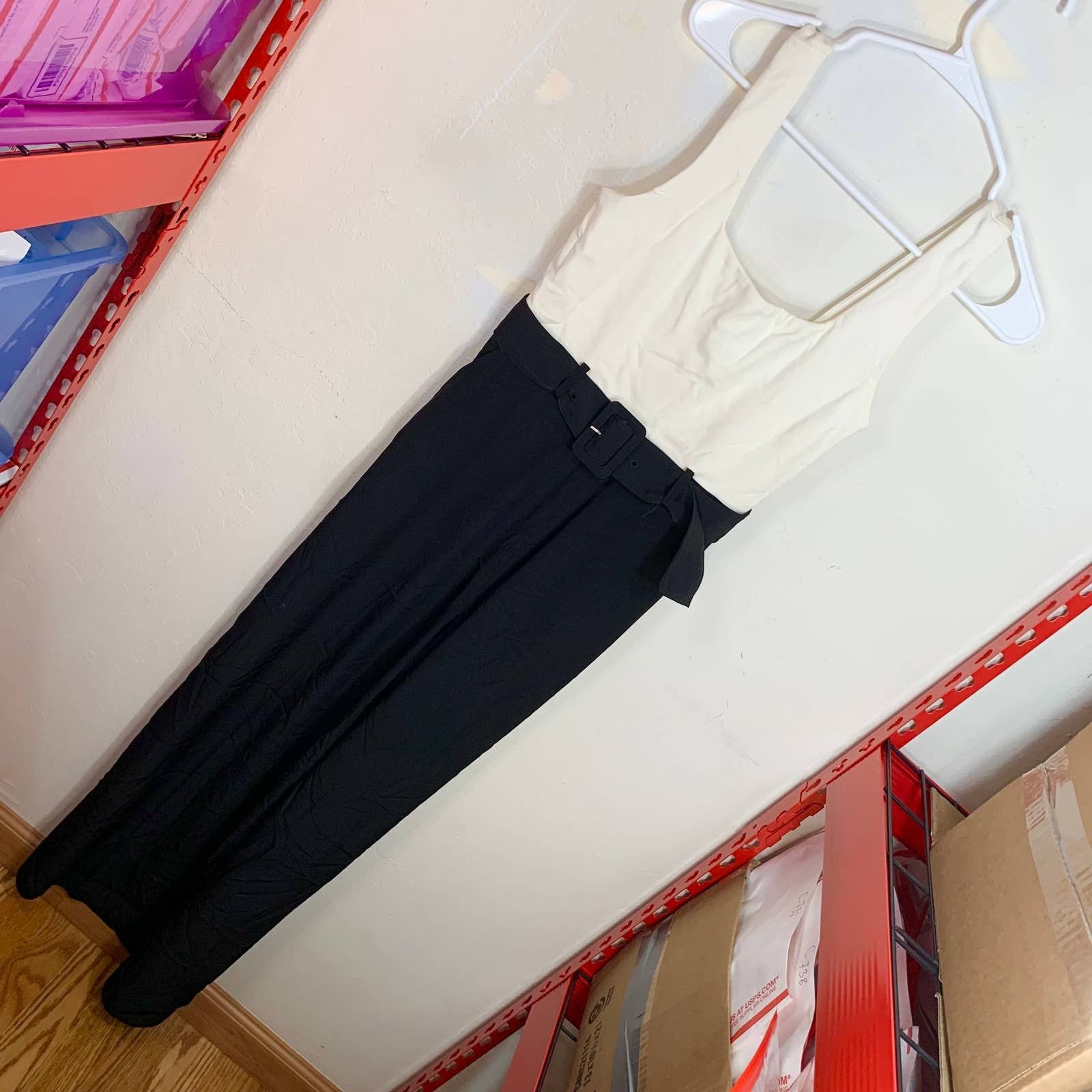 Express Express Sleeveless Black-White Jumpsuit Size XS Size XS / US 0-2 / IT 36-38 - 1 Thumbnail