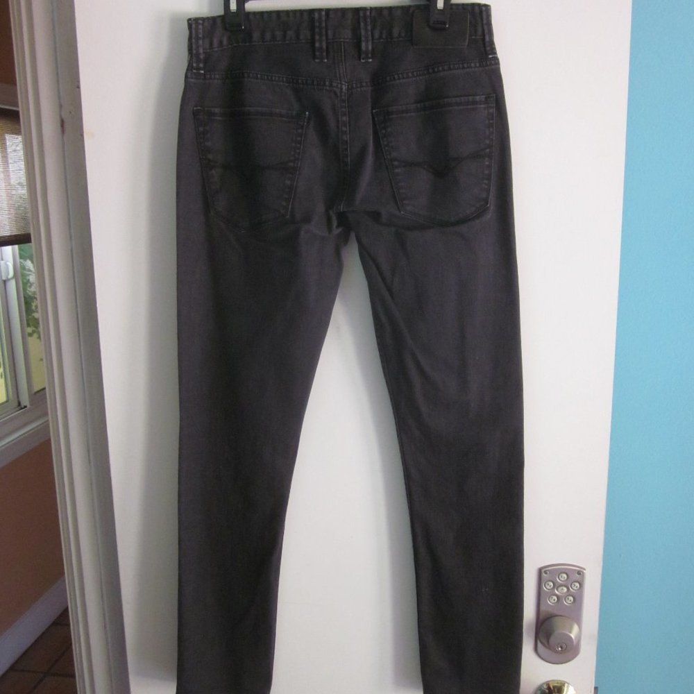 Guess GUESS Jeans Camo Trim Size 32 Slim Black Denim Size 24" / US 00 / IT 34 - 8 Thumbnail