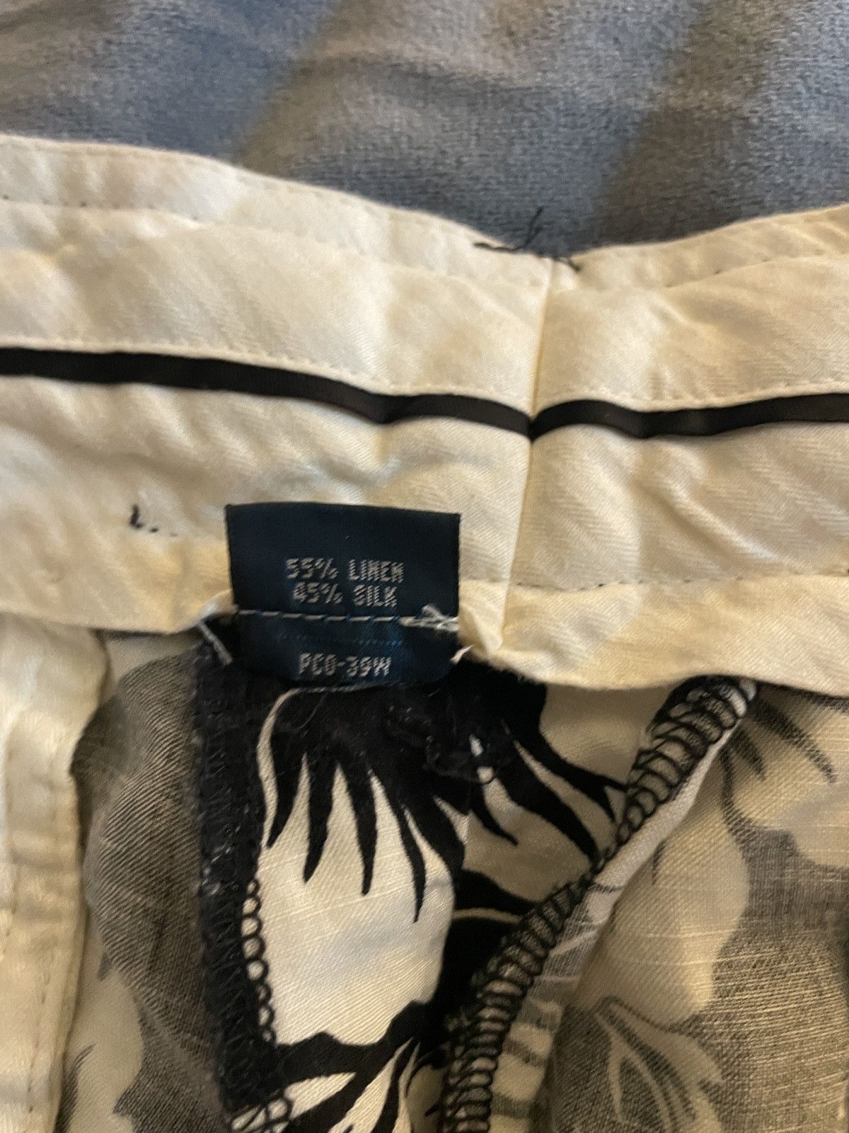 Polo Ralph Lauren Linen/Silk Drawstring FF floral shorts Size US 33 - 7 Thumbnail