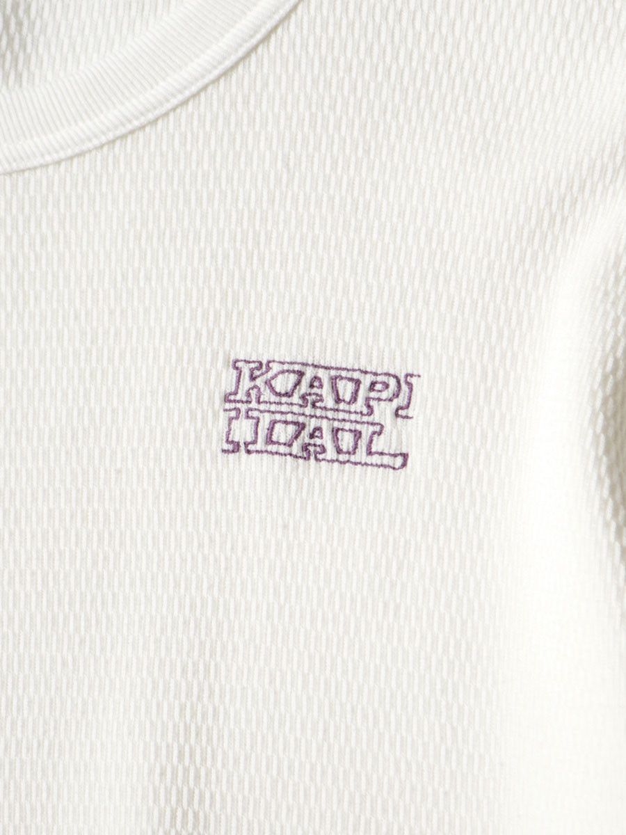 Kapital kapital Waffle small logo long sleeve T-shirt Size US L / EU 52-54 / 3 - 3 Thumbnail