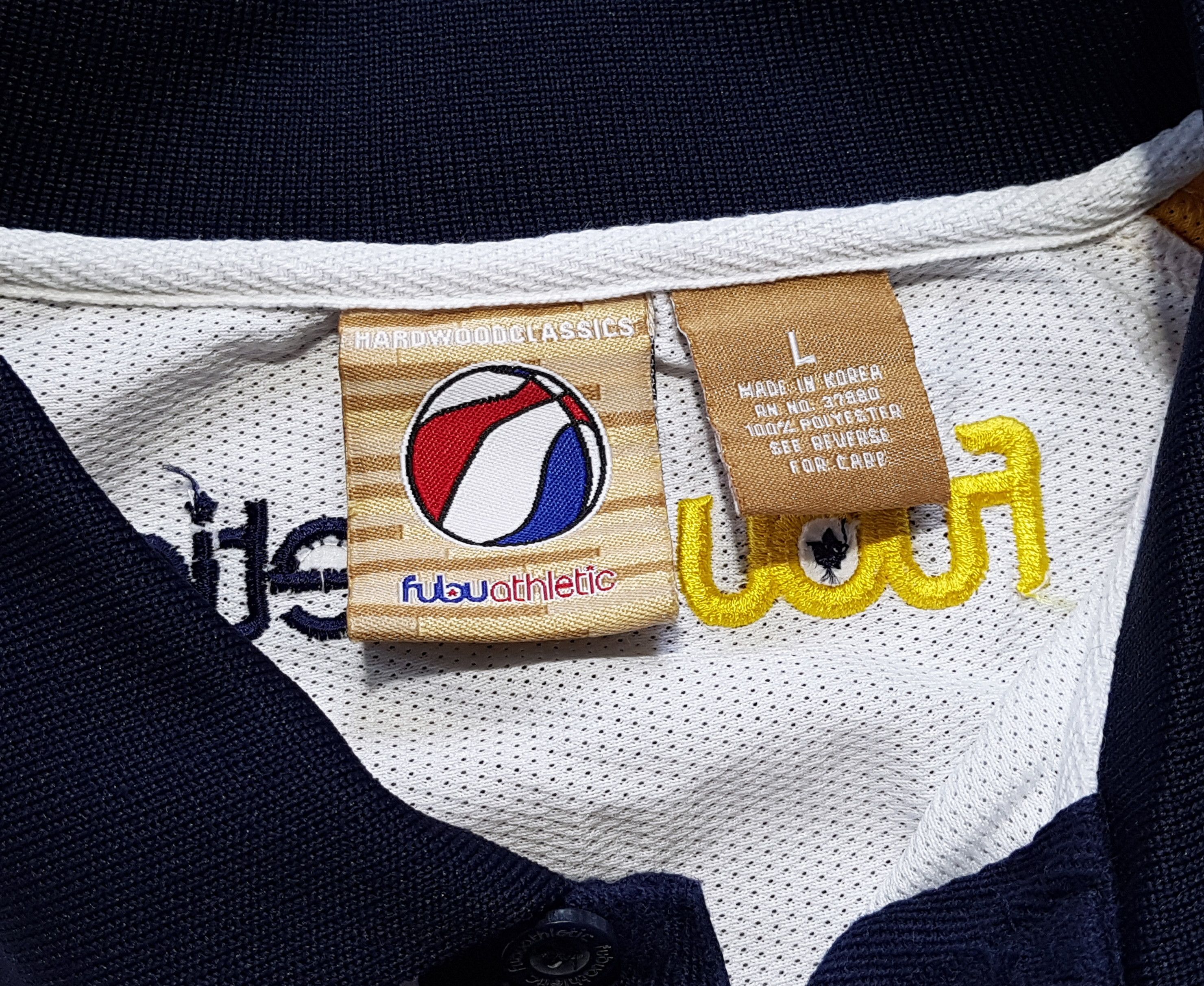 Fubu FUBU Y2K NBA Vintage Jersey Polo Golden State Warriors Size US L / EU 52-54 / 3 - 11 Thumbnail