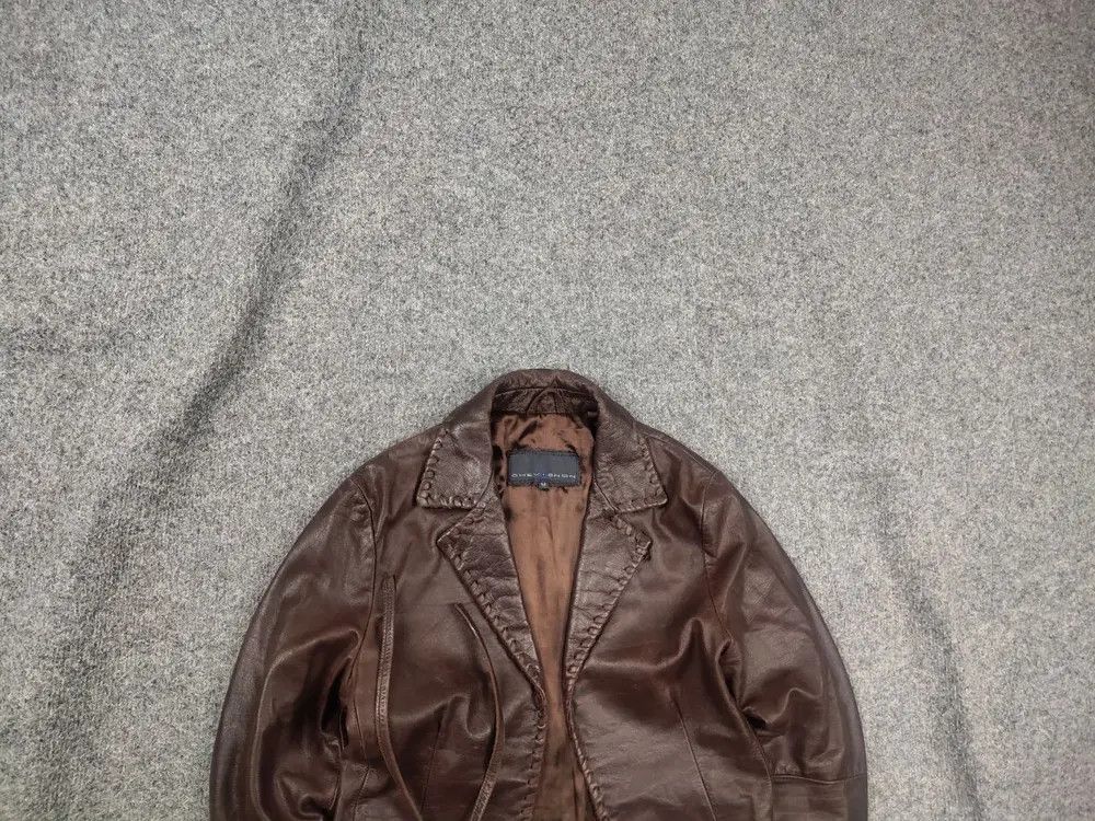 Chevignon Chevignon Vintage 90's Leather western cowboy Style Jacket Size M / US 6-8 / IT 42-44 - 1 Thumbnail