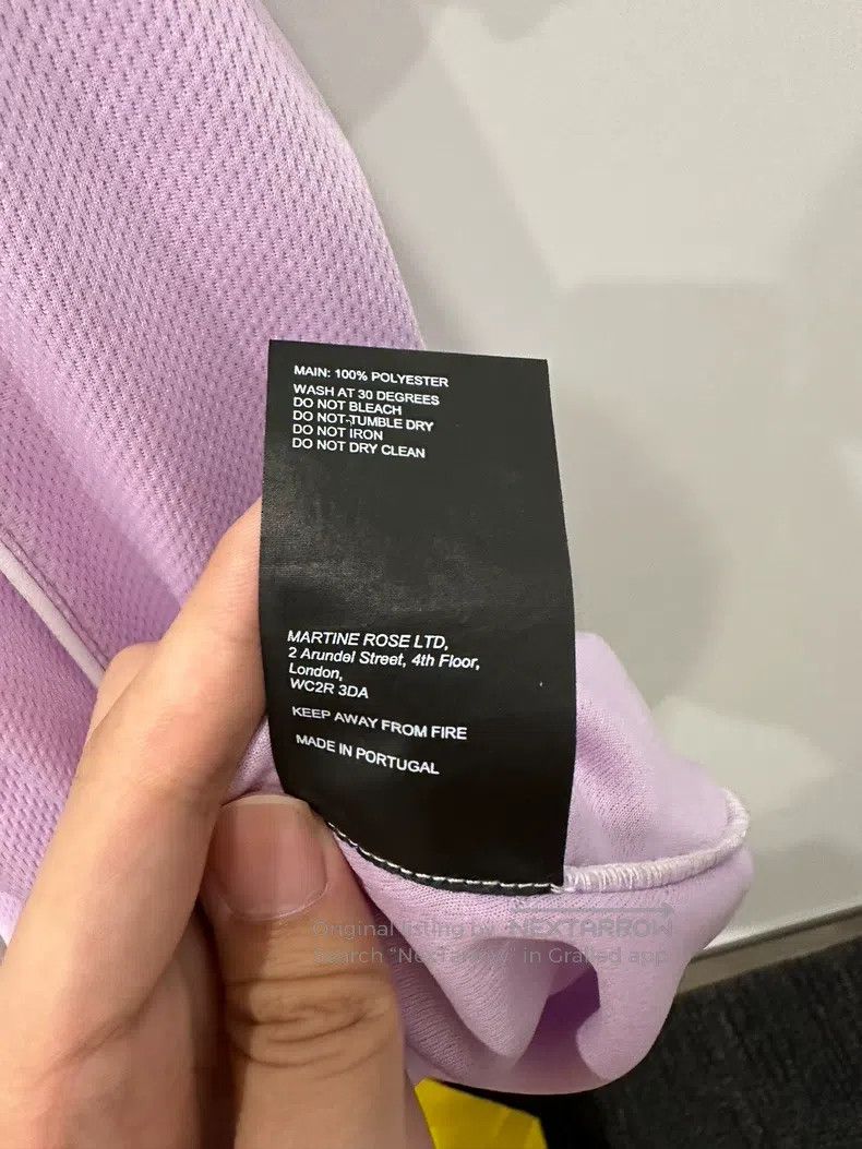 Martine Rose Martine Rose 24SS Spring/Summer New Purple Half-Zip Printe Size US S / EU 44-46 / 1 - 8 Thumbnail