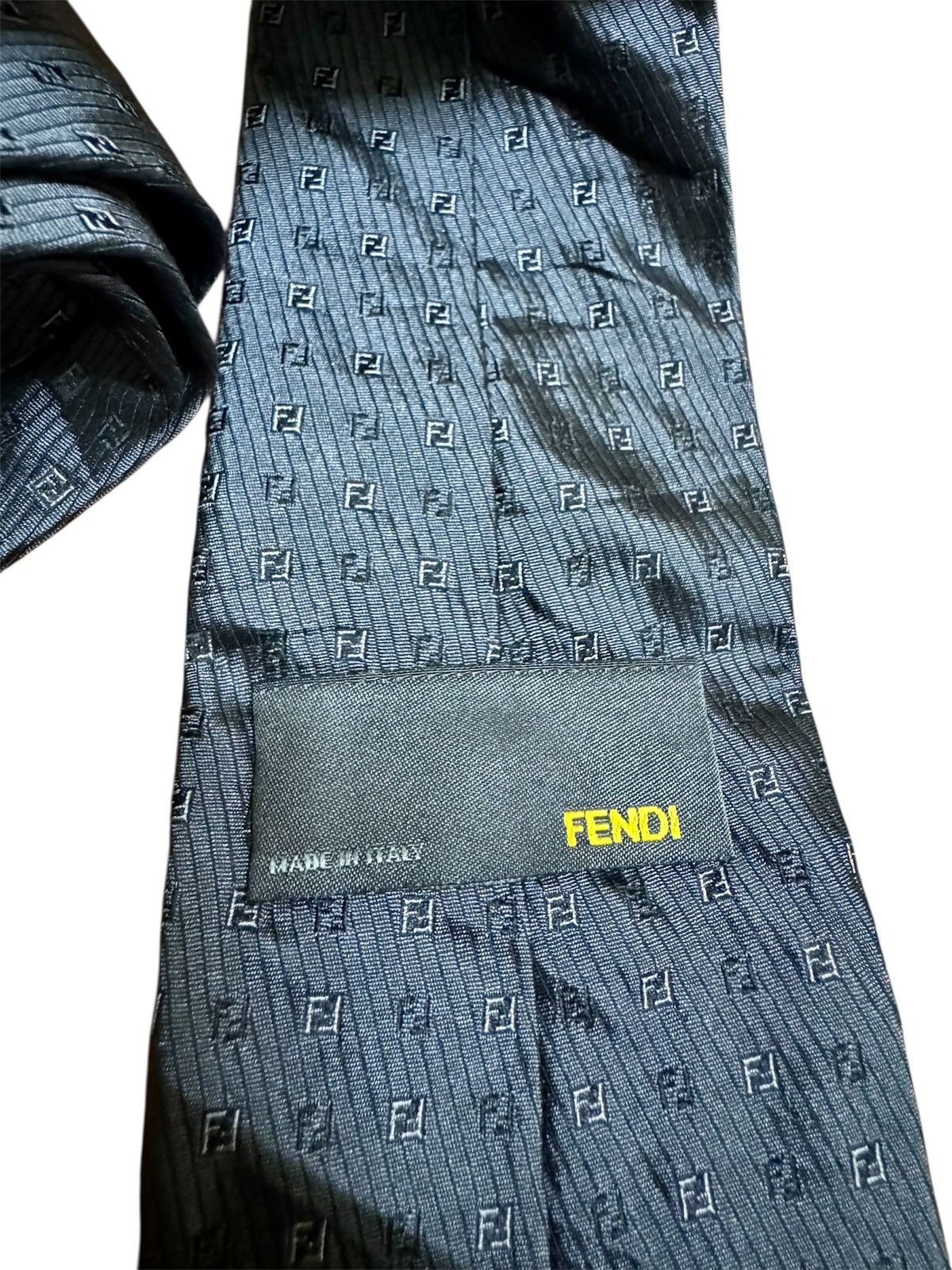 Fendi Fendi Jacquard Pattern Tie Size ONE SIZE - 5 Thumbnail