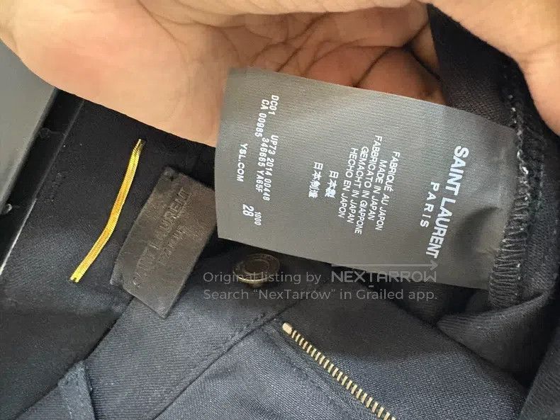 Saint Laurent Paris Saint Laurent Paris Denim Jeans Size US 28 / EU 44 - 4 Thumbnail