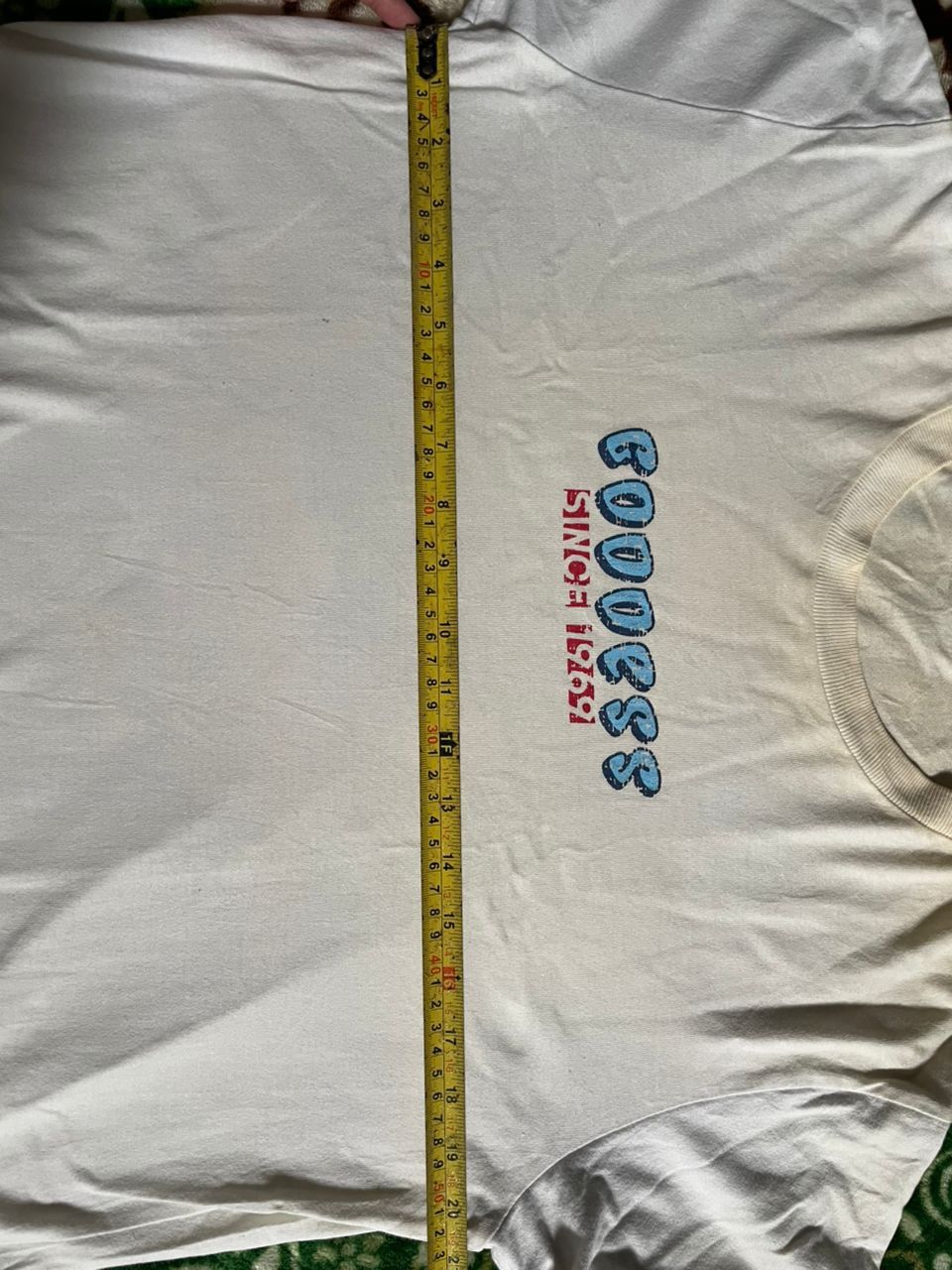 Vintage K5-09 Thrashed Y2K Goddess Hawaiian double Surf Wear Tee Size US L / EU 52-54 / 3 - 4 Thumbnail