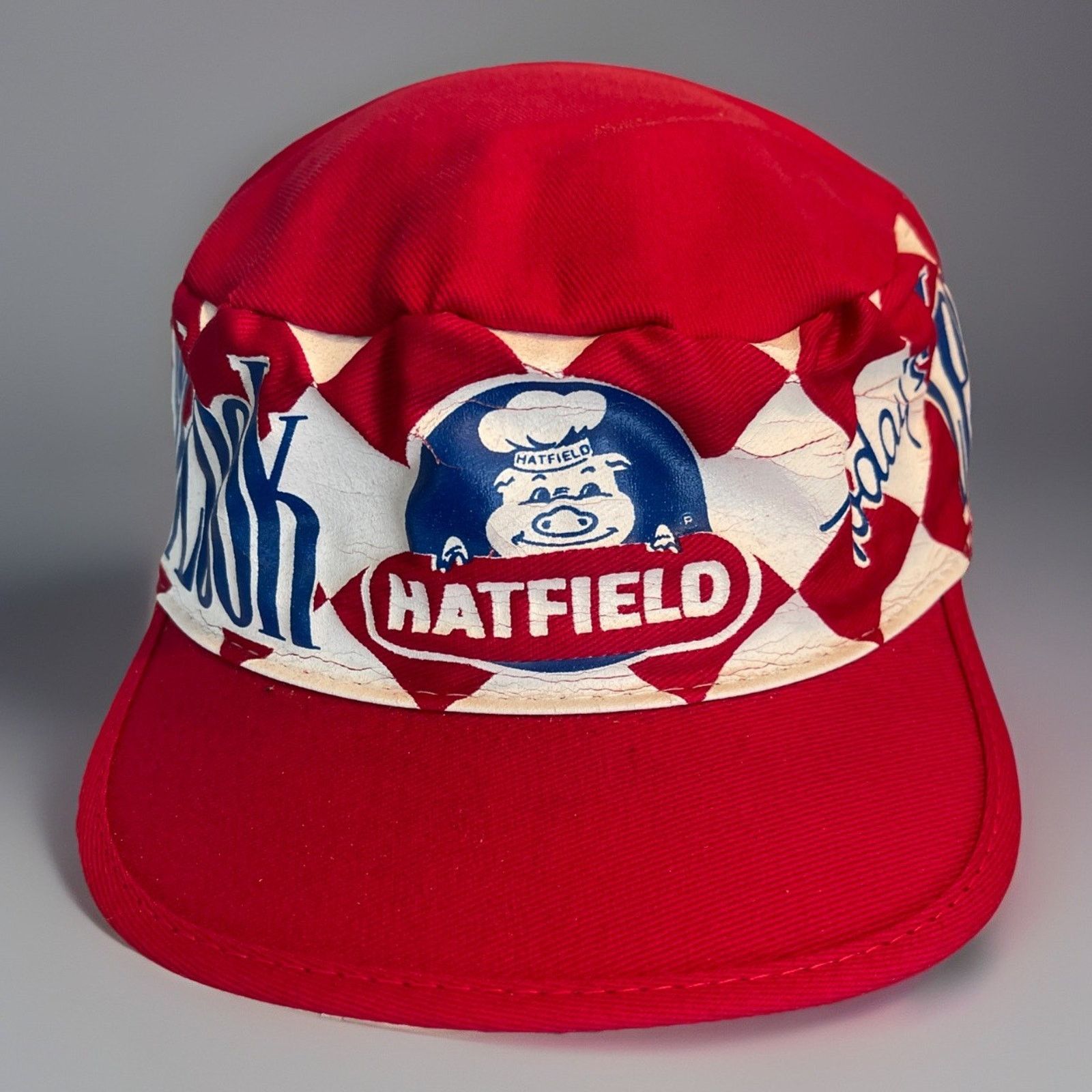 Def Leppard × Japanese Brand × Vintage VINTAGE PAINTER HAT CAP DEF