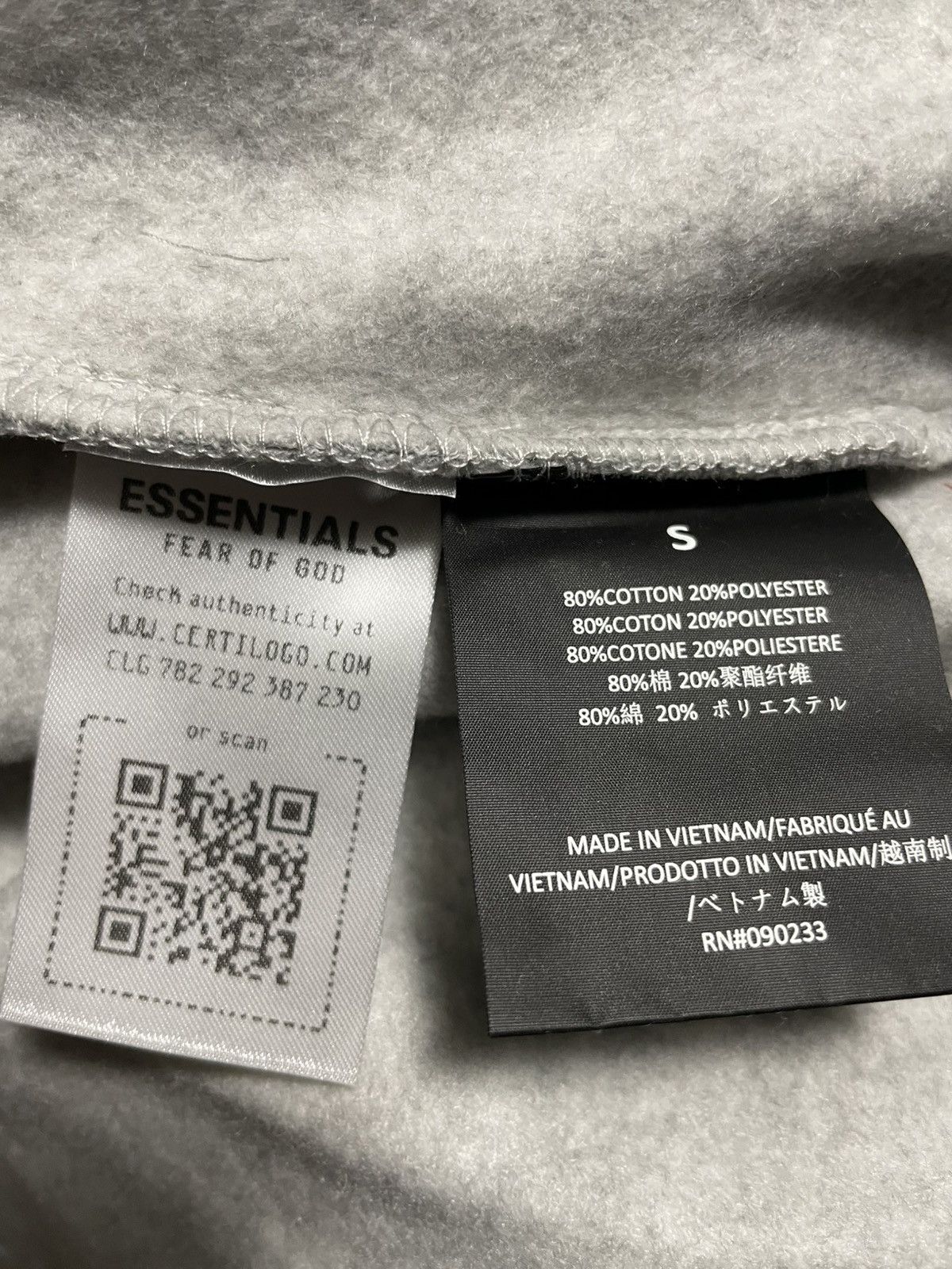 Essentials FEAR OF GOD Essentials Light Heather Gray Small Hoodie NEW Size US S / EU 44-46 / 1 - 5 Thumbnail