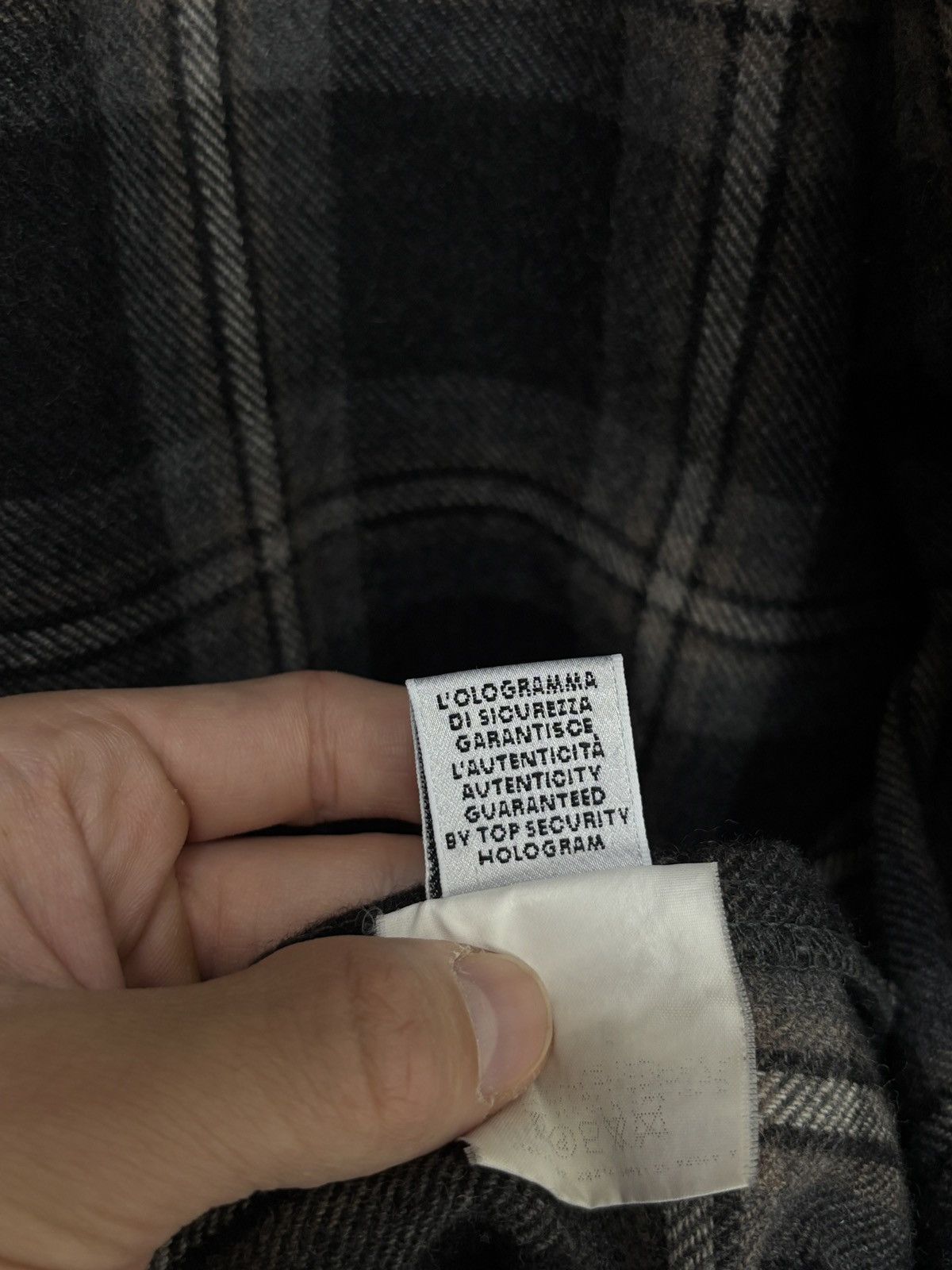 Dolce & Gabbana Dolce & Gabbana Checkered Wool Plaid Flannel Over Shirt Size US M / EU 48-50 / 2 - 13 Thumbnail