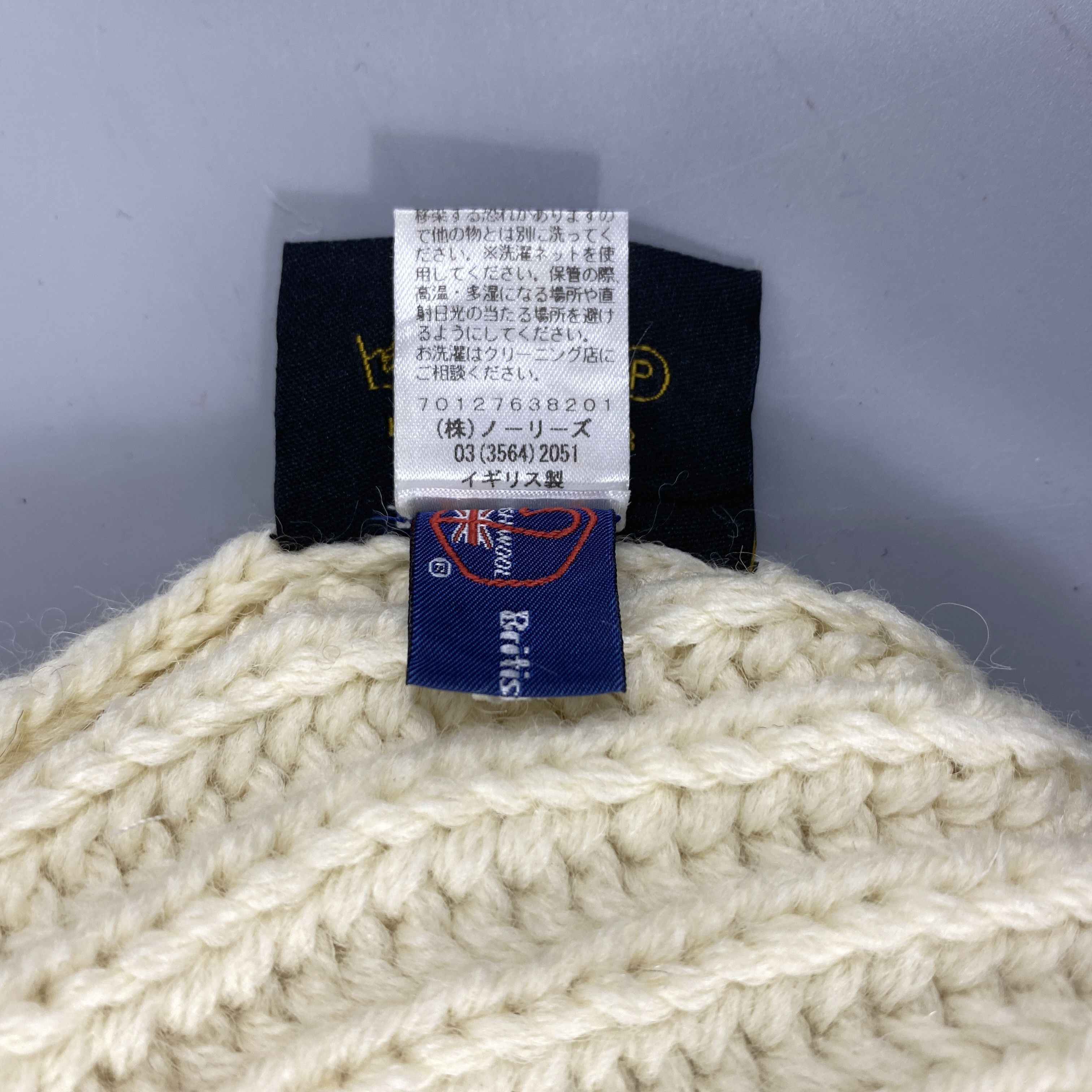Highland Wool Natural Knit Pom Pom Beanie -BN700 Size ONE SIZE - 7 Thumbnail
