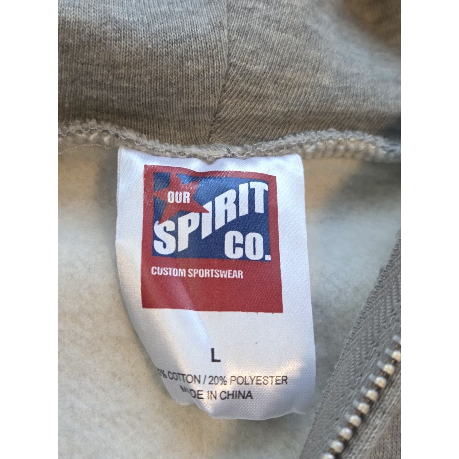 Vintage VINTAGE Spirit Co. Full Zip Hoodie Embroidered Rooster Size L Gray Men Size US L / EU 52-54 / 3 - 3 Thumbnail