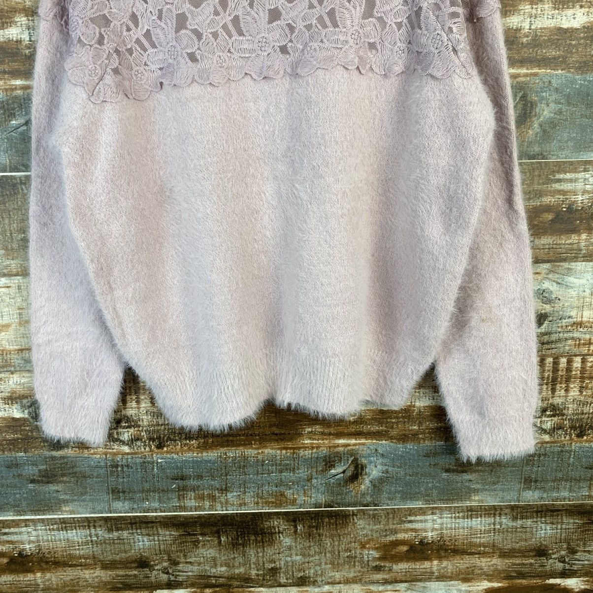 Vintage DL GU Pink Mohair fur shaggy sexy Knitwear #C1092 Size L / US 10 / IT 46 - 3 Thumbnail