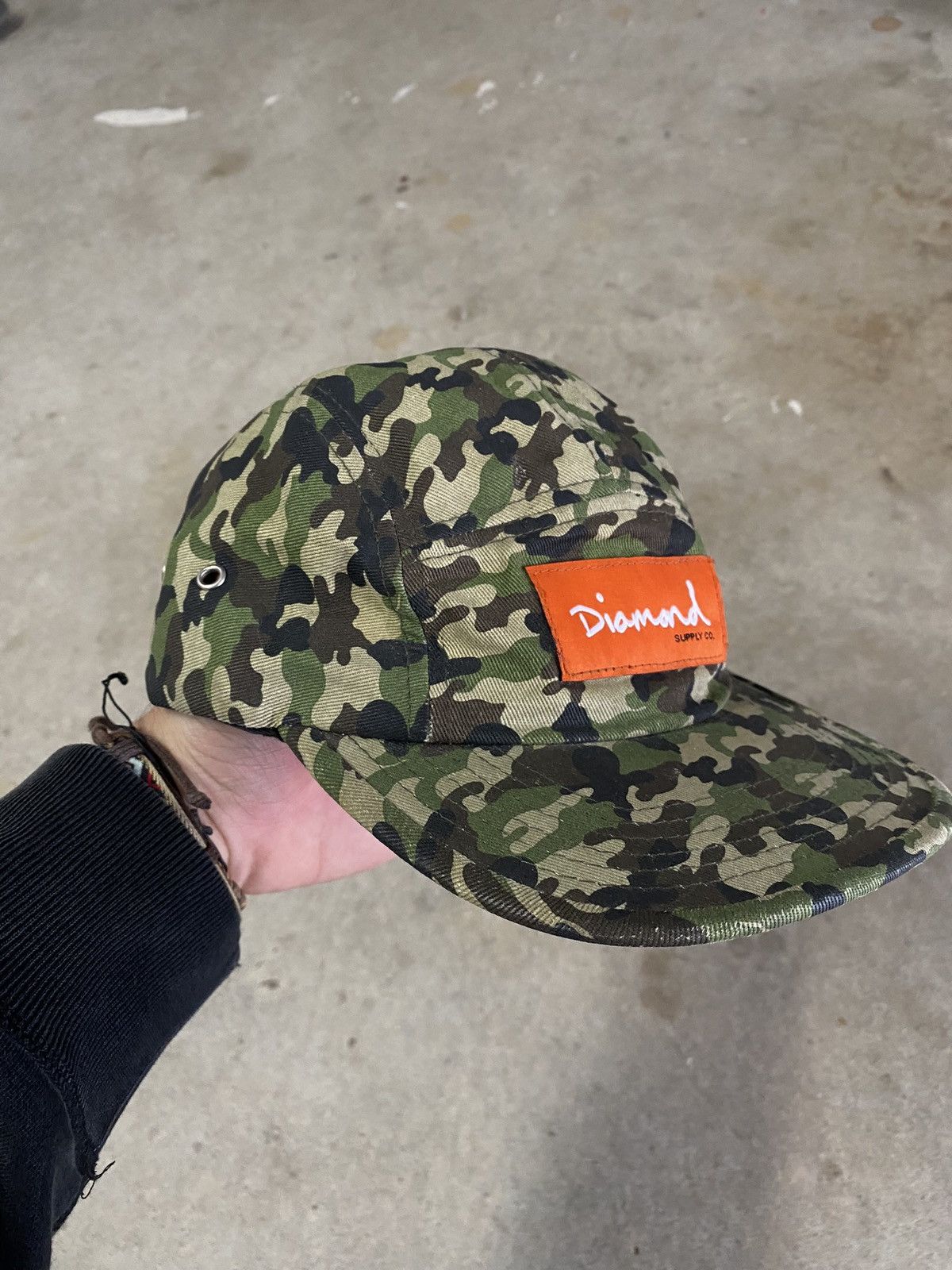 Vintage Vintage Diamond Supply Co Skate Military Camo Strap Adjust Size ONE SIZE - 2 Thumbnail