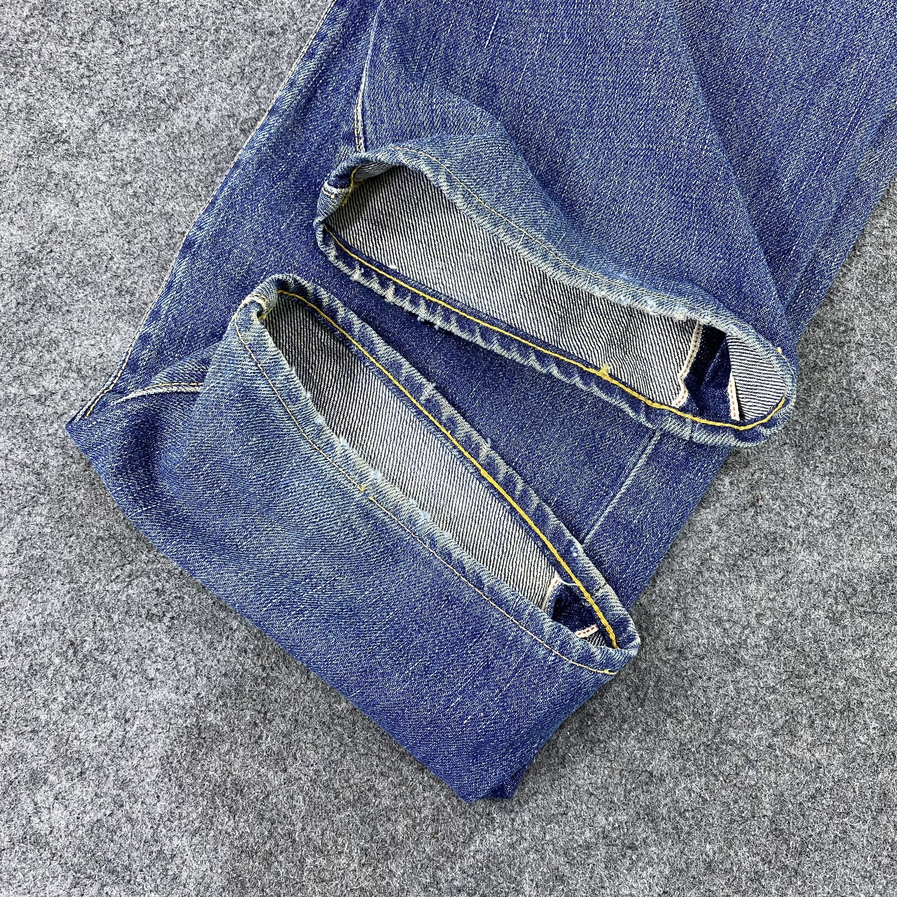 Evisu × Vintage Vintage Evis Selvedge Blue Wash Denim Jeans-J1154 Size US 31 - 11 Thumbnail