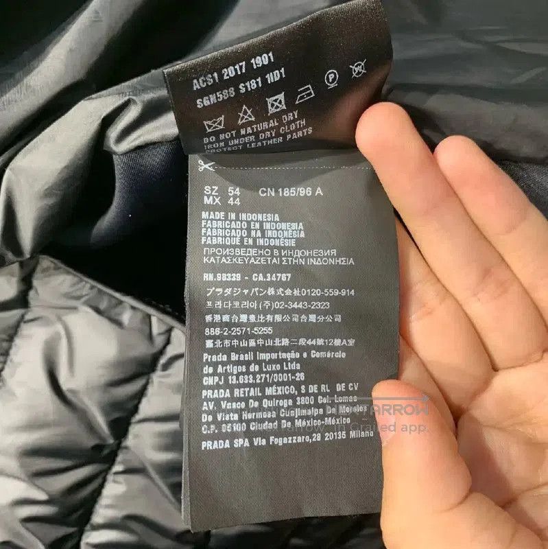 Prada Prada Black Men's Down Jacket. Size US M / EU 48-50 / 2 - 3 Thumbnail