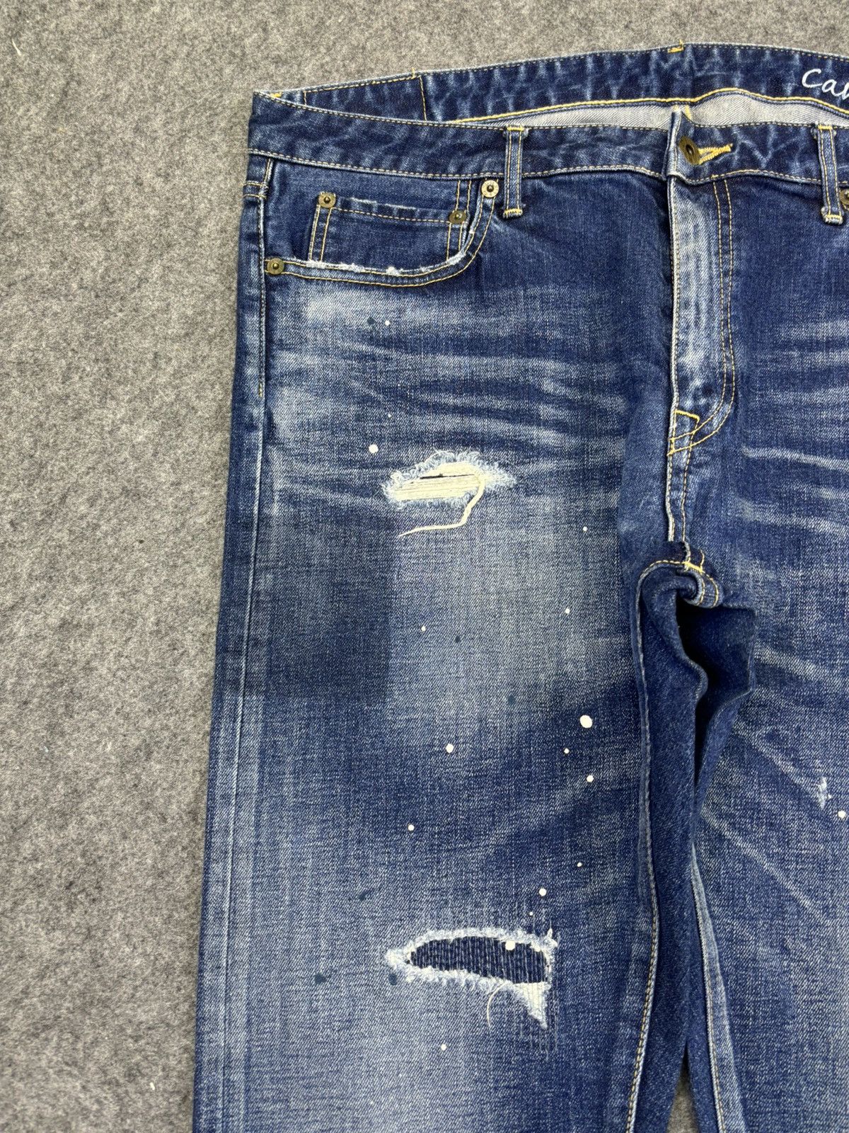 Japan Blue JAPAN BLUE Camarillo Distressed Painter Skinny Denim F877 Size US 36 / EU 52 - 4 Thumbnail
