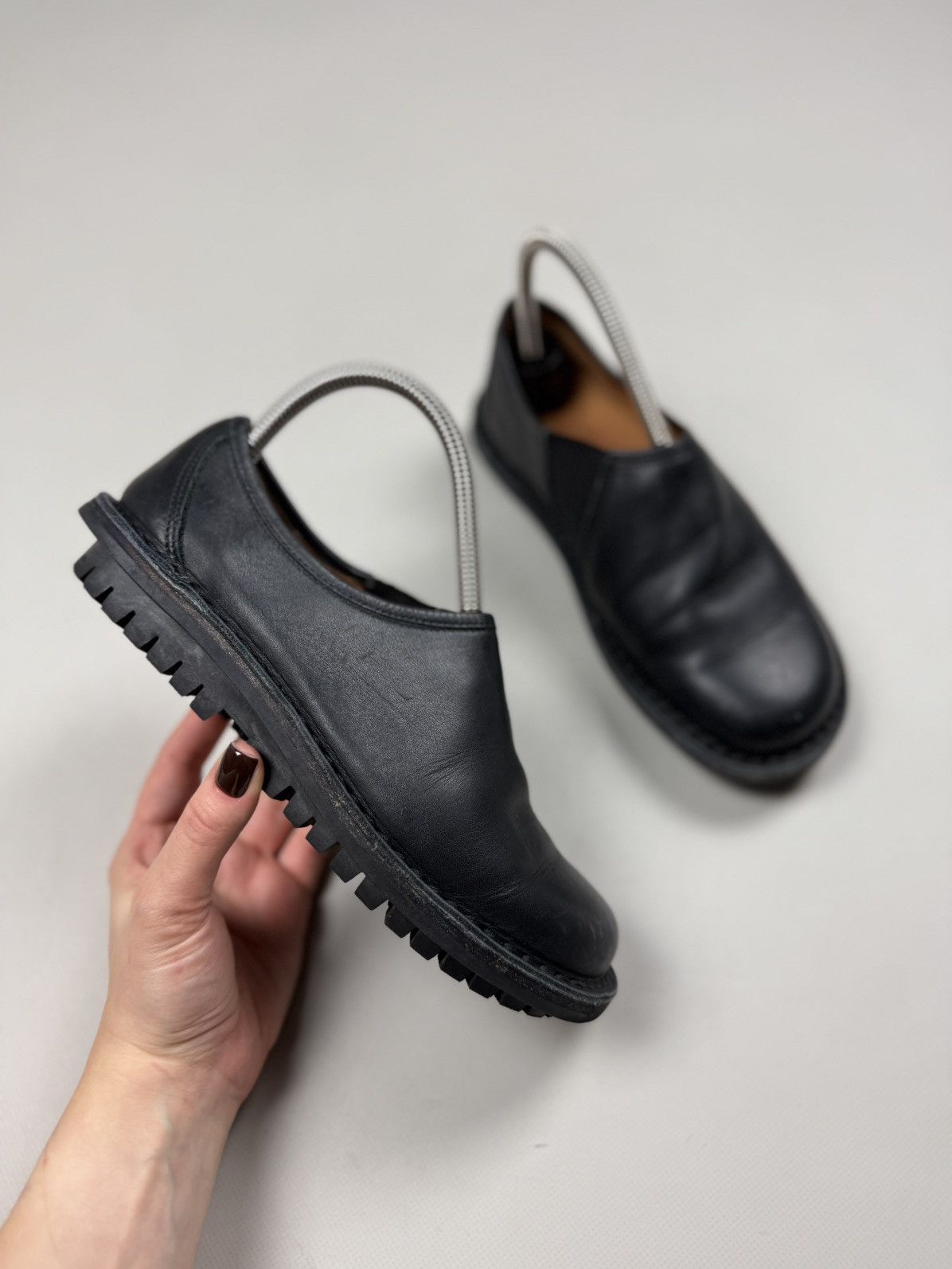 Trippen Trippen Yen Ladies Leather Avant-Garde Low Top Classic Shoes Size US 6 / IT 36 - 4 Thumbnail