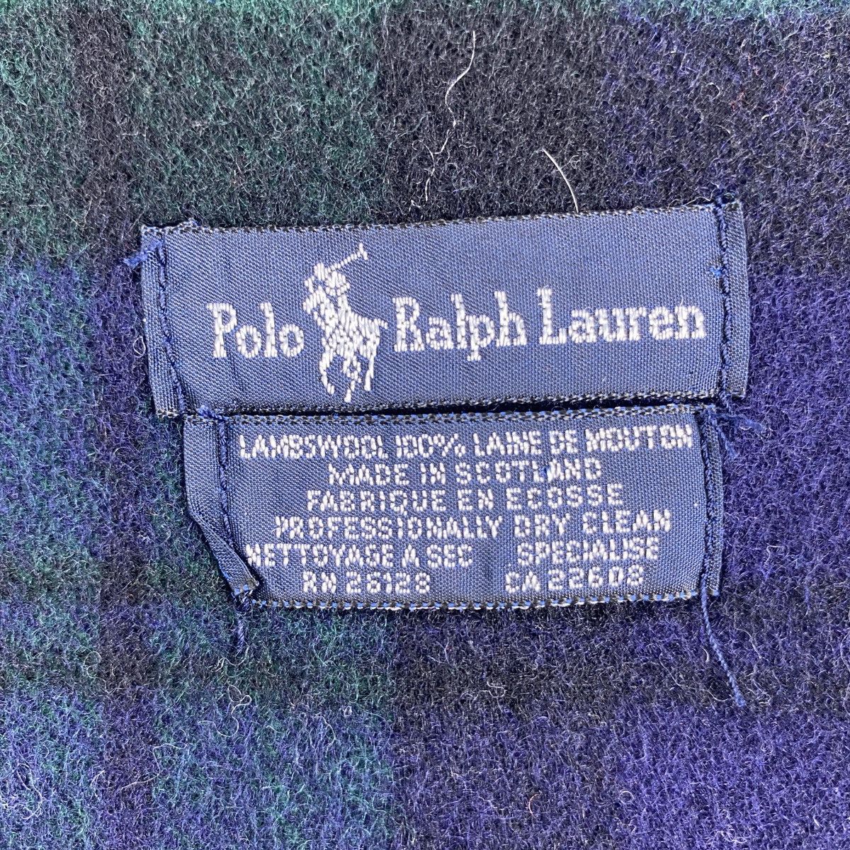 Polo Ralph Lauren × Vintage Polo Ralph Lauren Scarf # D572 # Muffler # Neckwear Size ONE SIZE - 3 Thumbnail