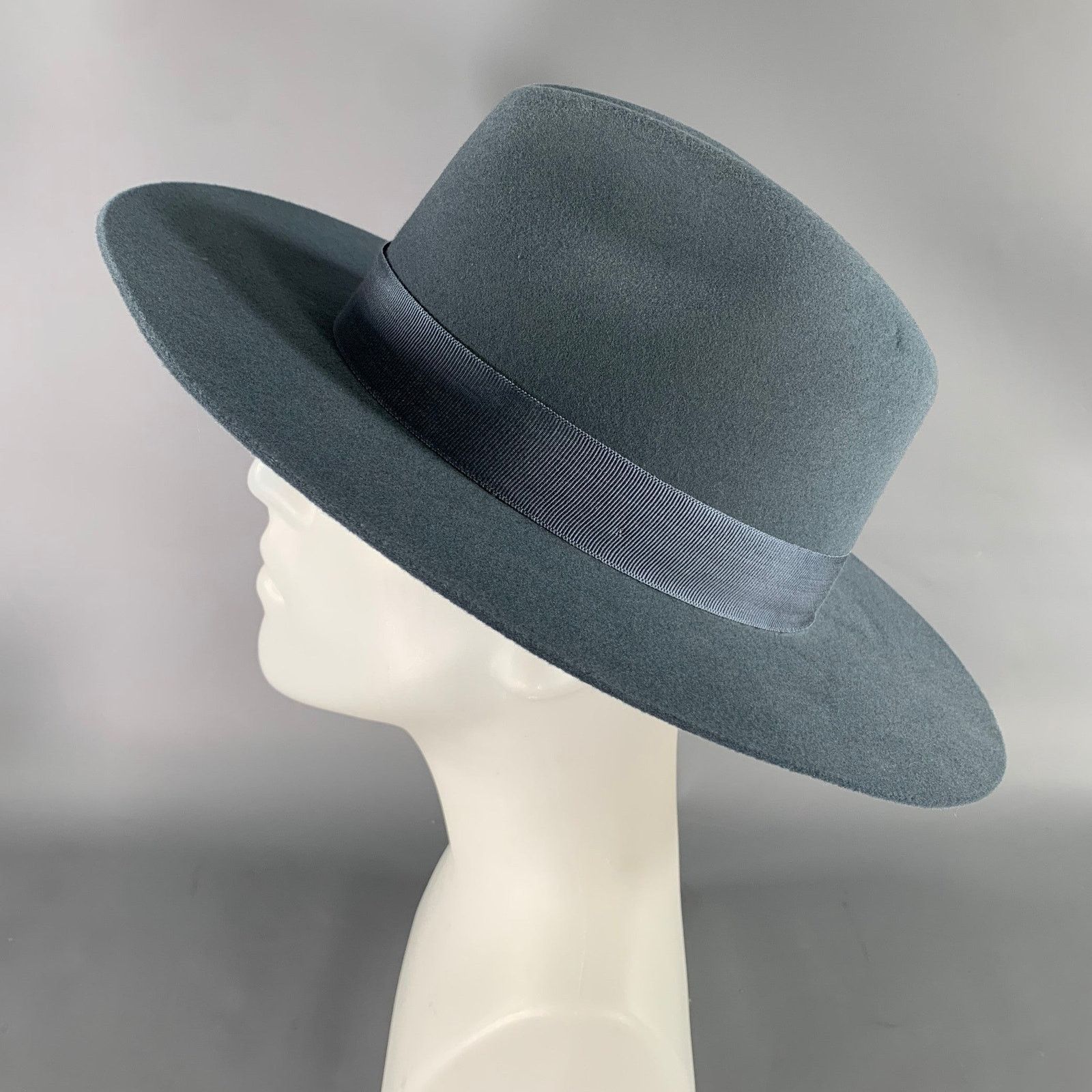 Other HAMPUI HATS Size 61 Grey Blue Felt Hats Size 44 - 4 Thumbnail