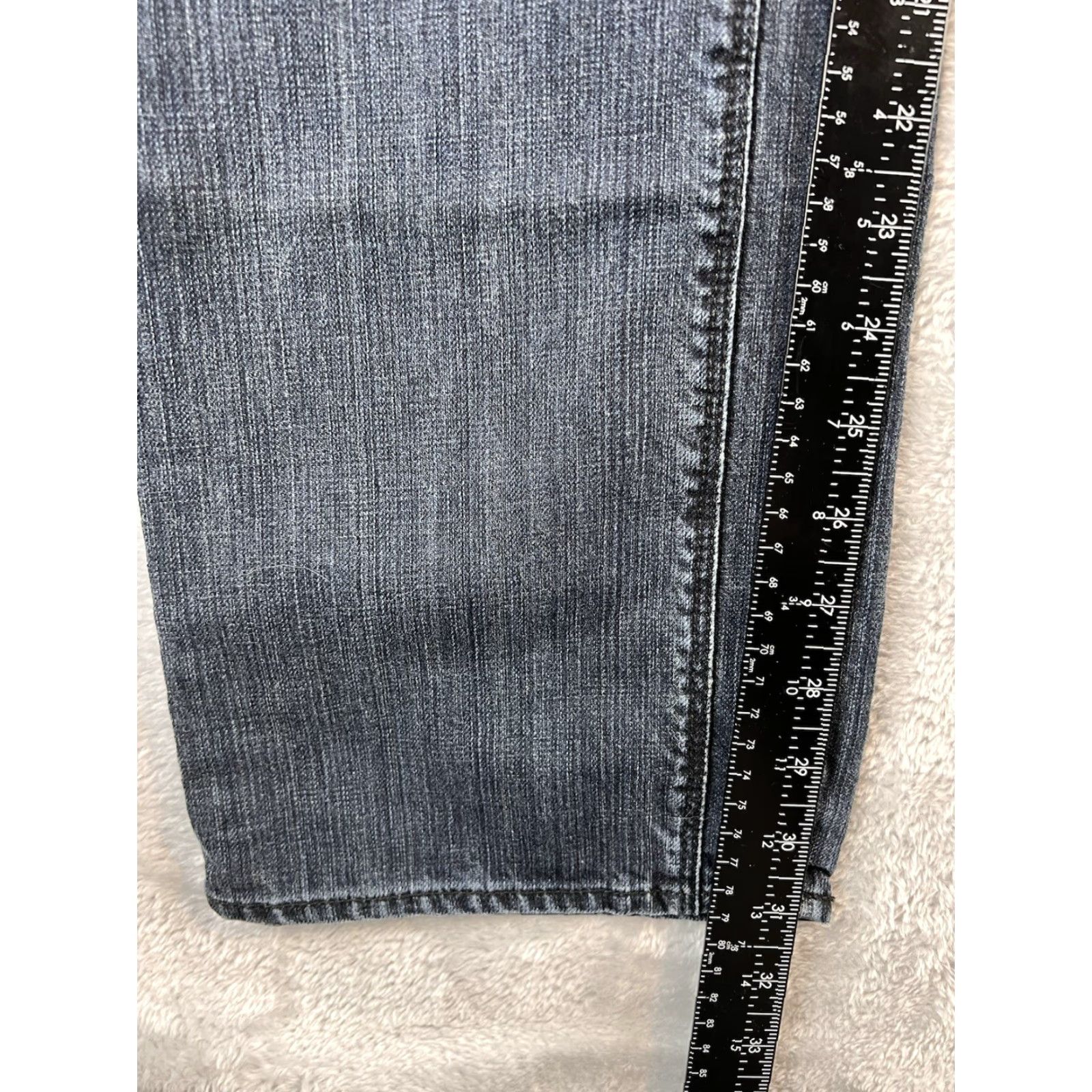 Denime Postage Jeans Mens 32 Blue Straight Dark Wash Denim Boho Jeans Regular 5-Pocket Design Size US 32 / EU 48 - 5 Thumbnail