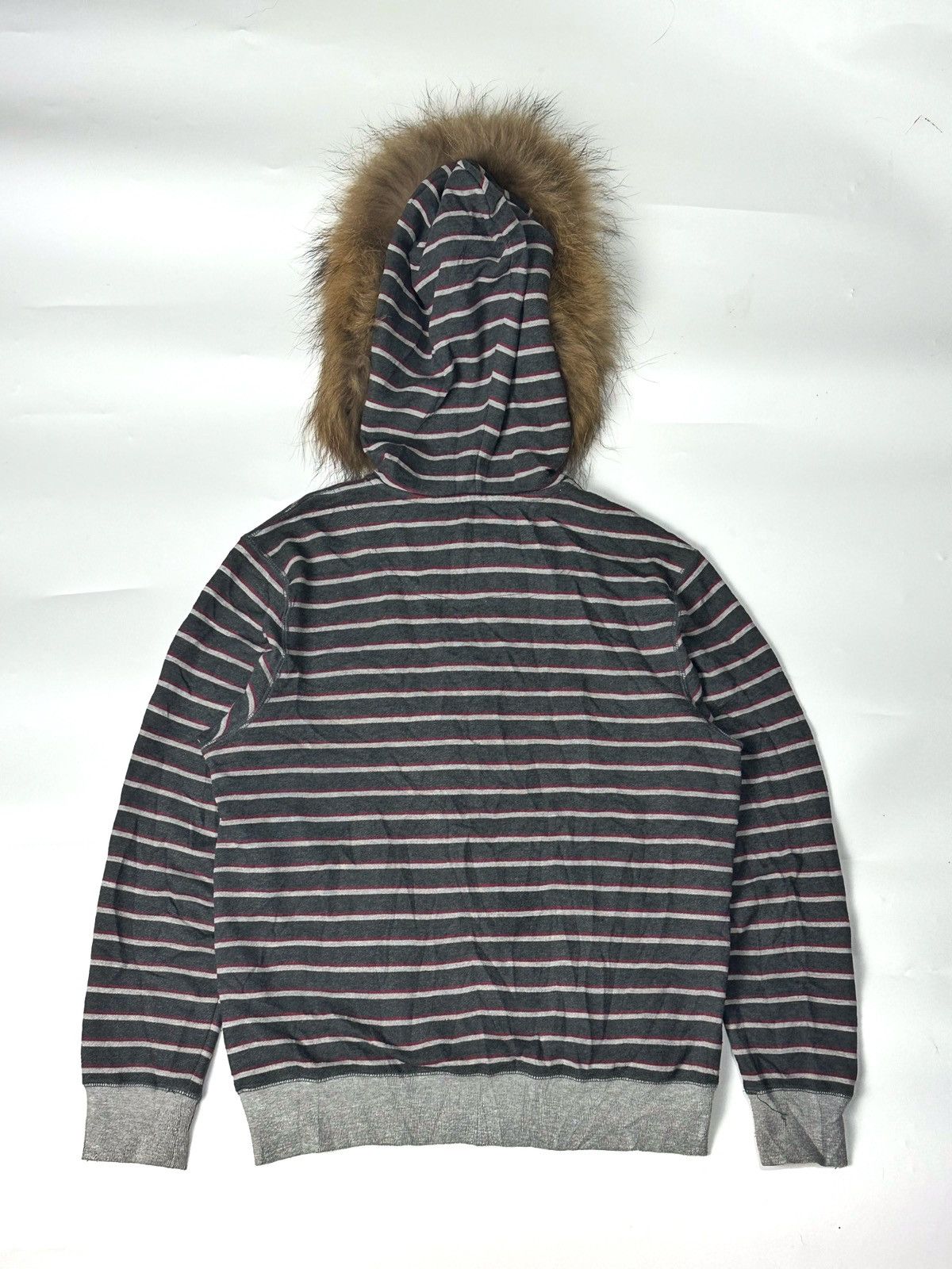 Hysteric Glamour × Le Grande Bleu (L.G.B.) × Vintage Fur Stripe Hoodie Size US M / EU 48-50 / 2 - 3 Thumbnail