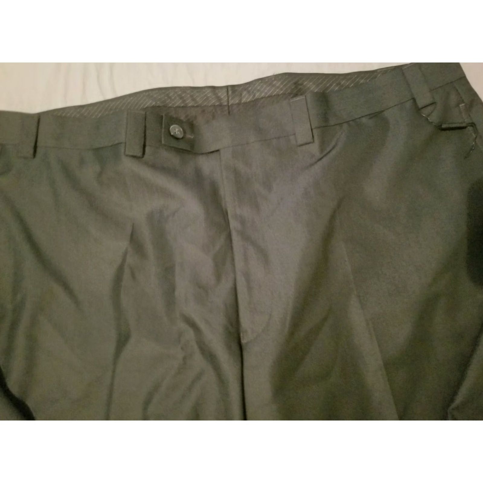 Calvin Klein VINTAGE? Calvin Klein Dress Pants Mens Black 40x32 Chino Slack Trouser Bed? Size US 40 / EU 56 - 4 Thumbnail