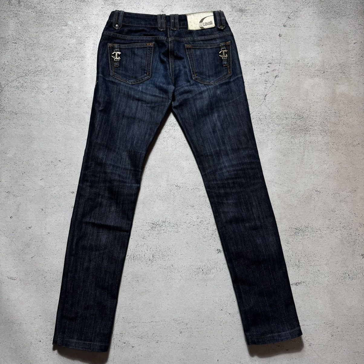 Just Cavalli just cavalli boot cut jeans with big metal logo luxury Size 27" / US 4 / IT 40 - 1 Thumbnail